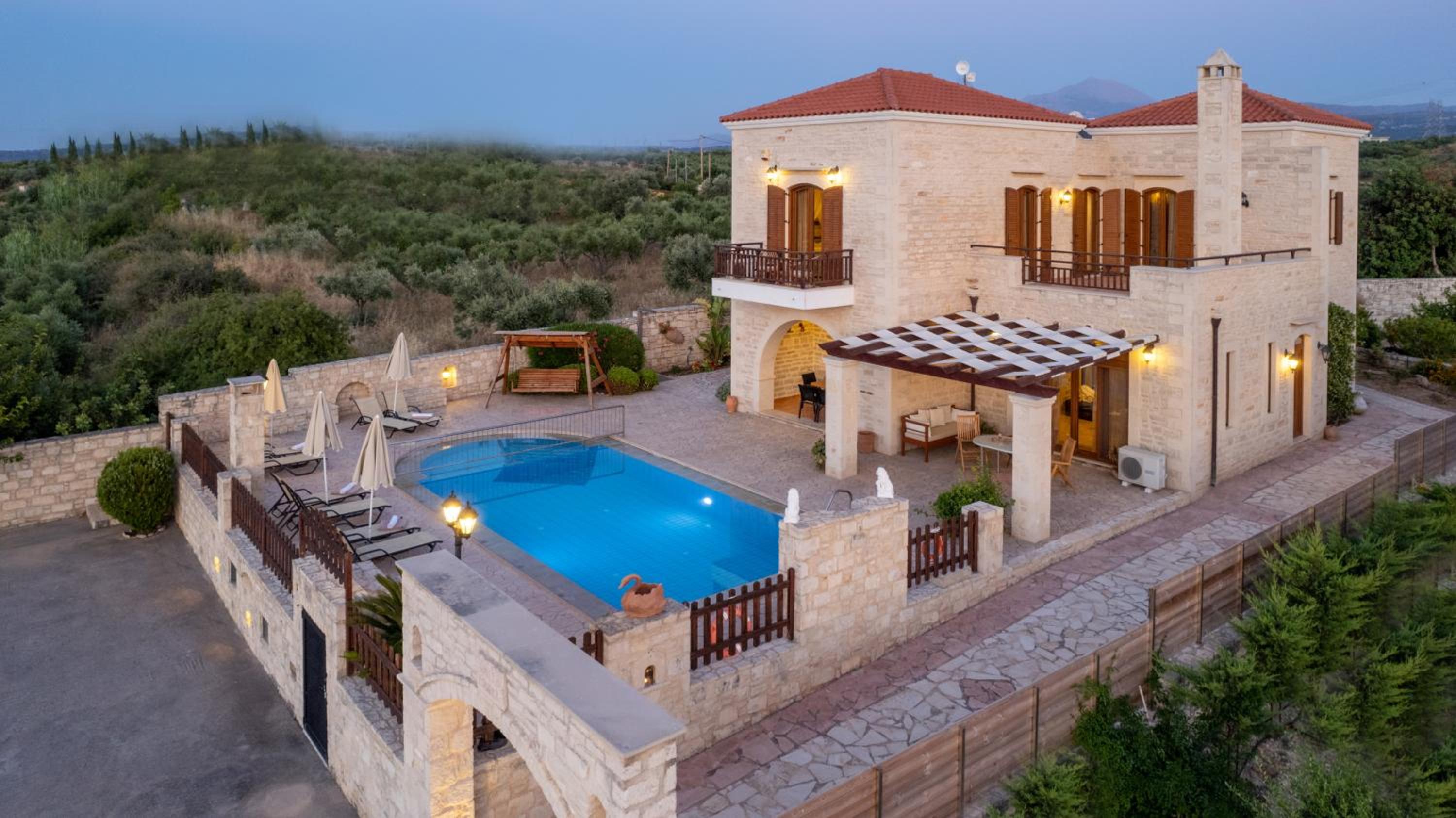 Family-Friendly Villa Erofili with Pool, Childrens Area & BBQ!