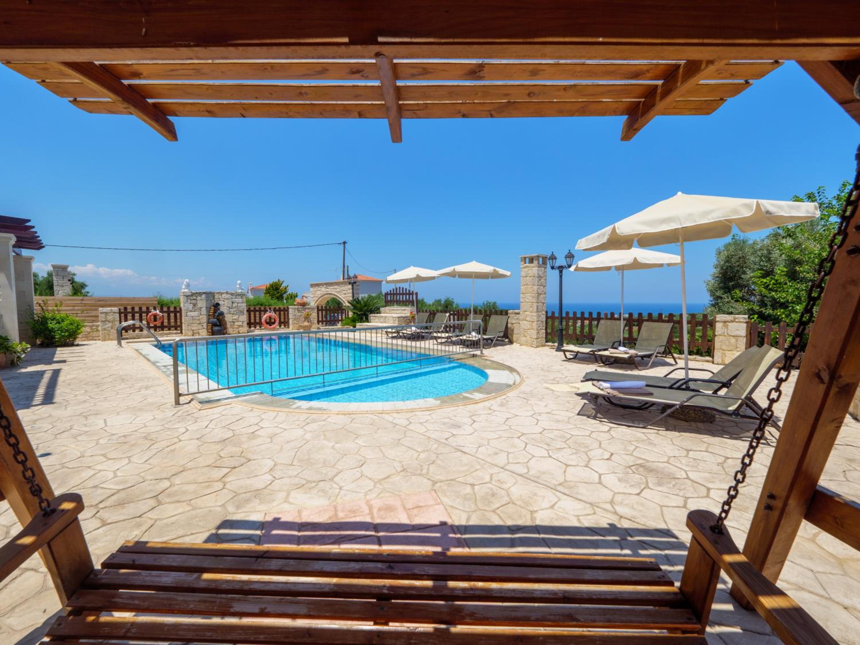 Family-Friendly Villa Erofili with Pool, Childrens Area & BBQ!