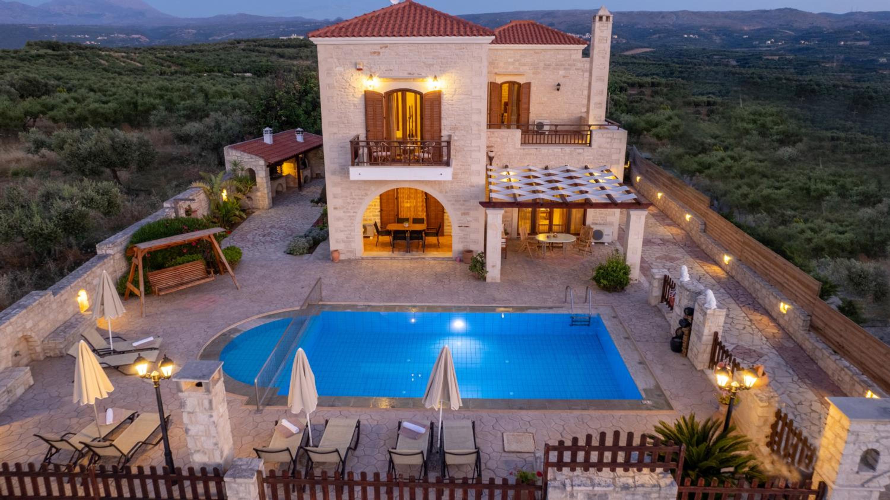 Family-Friendly Villa Erofili with Pool, Childrens Area & BBQ!