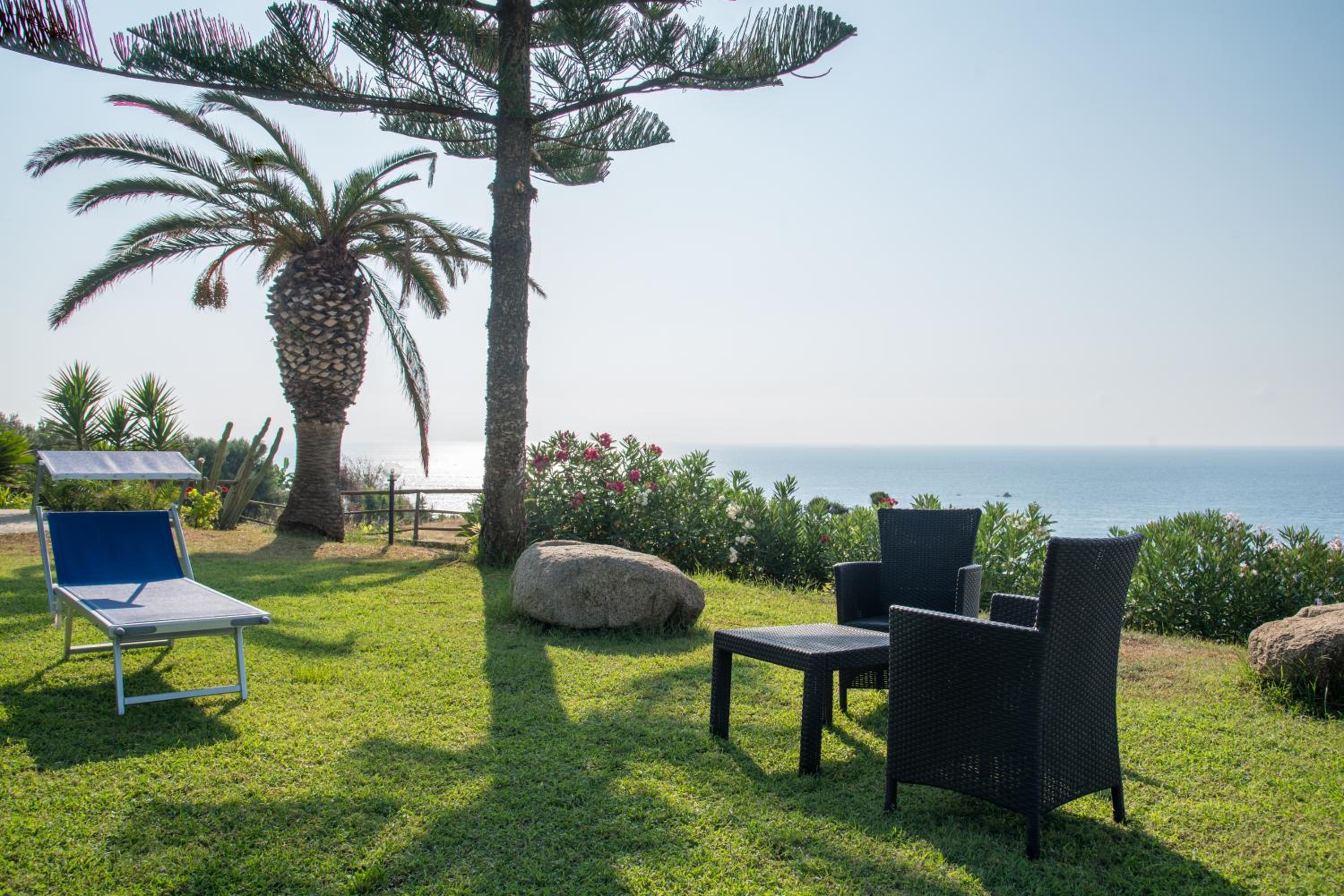 outdoor BBQ area