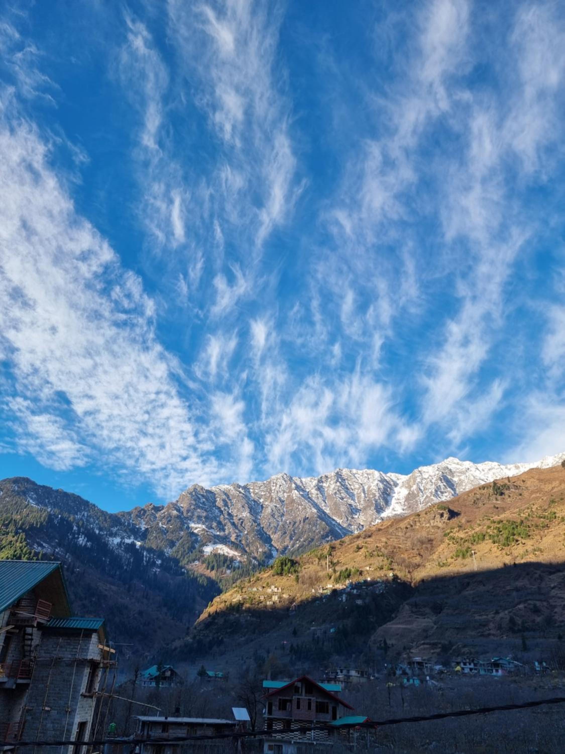 The Bunker Burwa Manali view 2