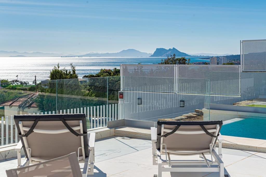 luxurious villa MOGA overlooking the sea and Gibraltar