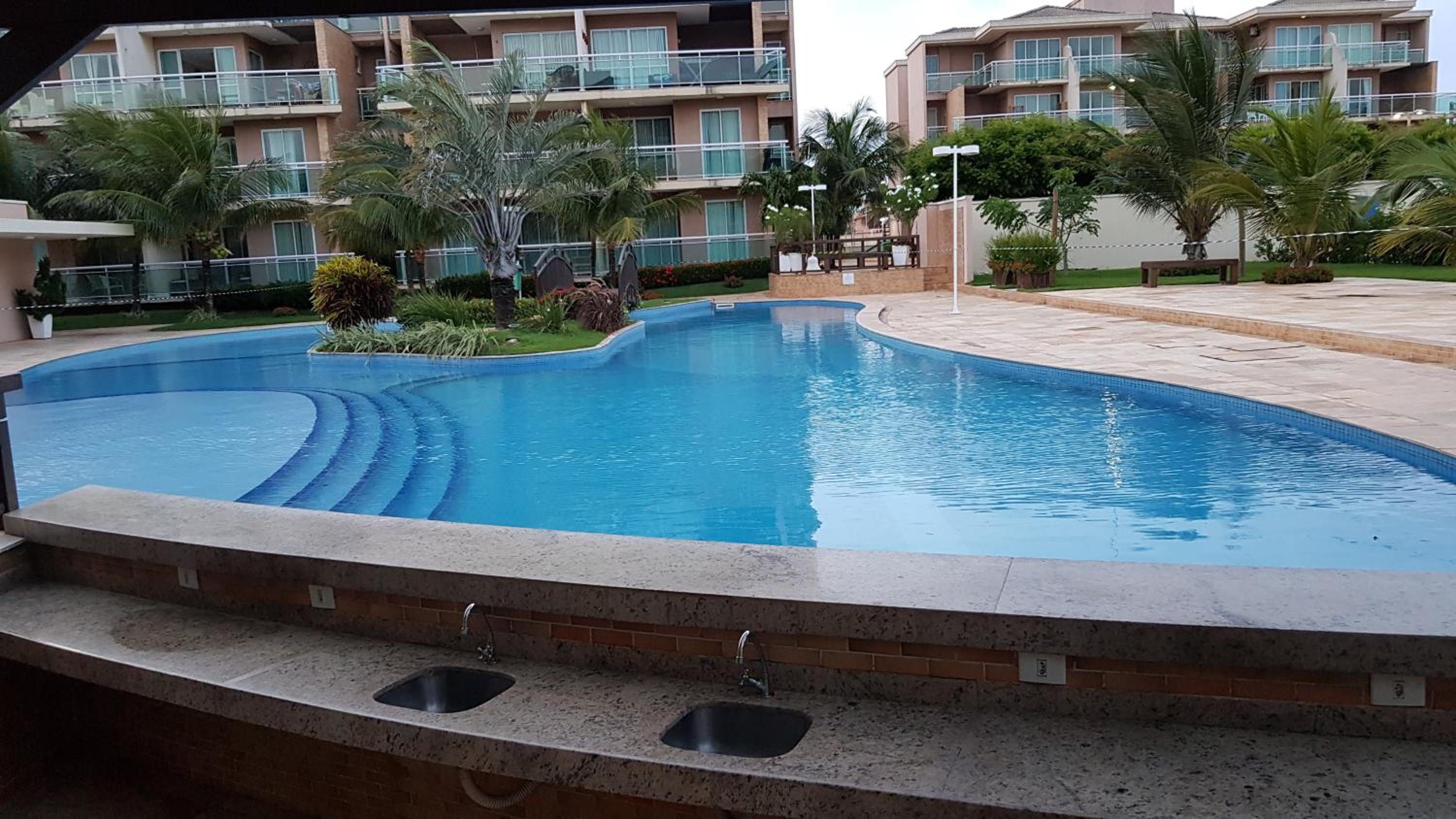PALM BEACH Porto das Dunas, apartamento todo climatizado TÉRREO a 350 metros Beach Park