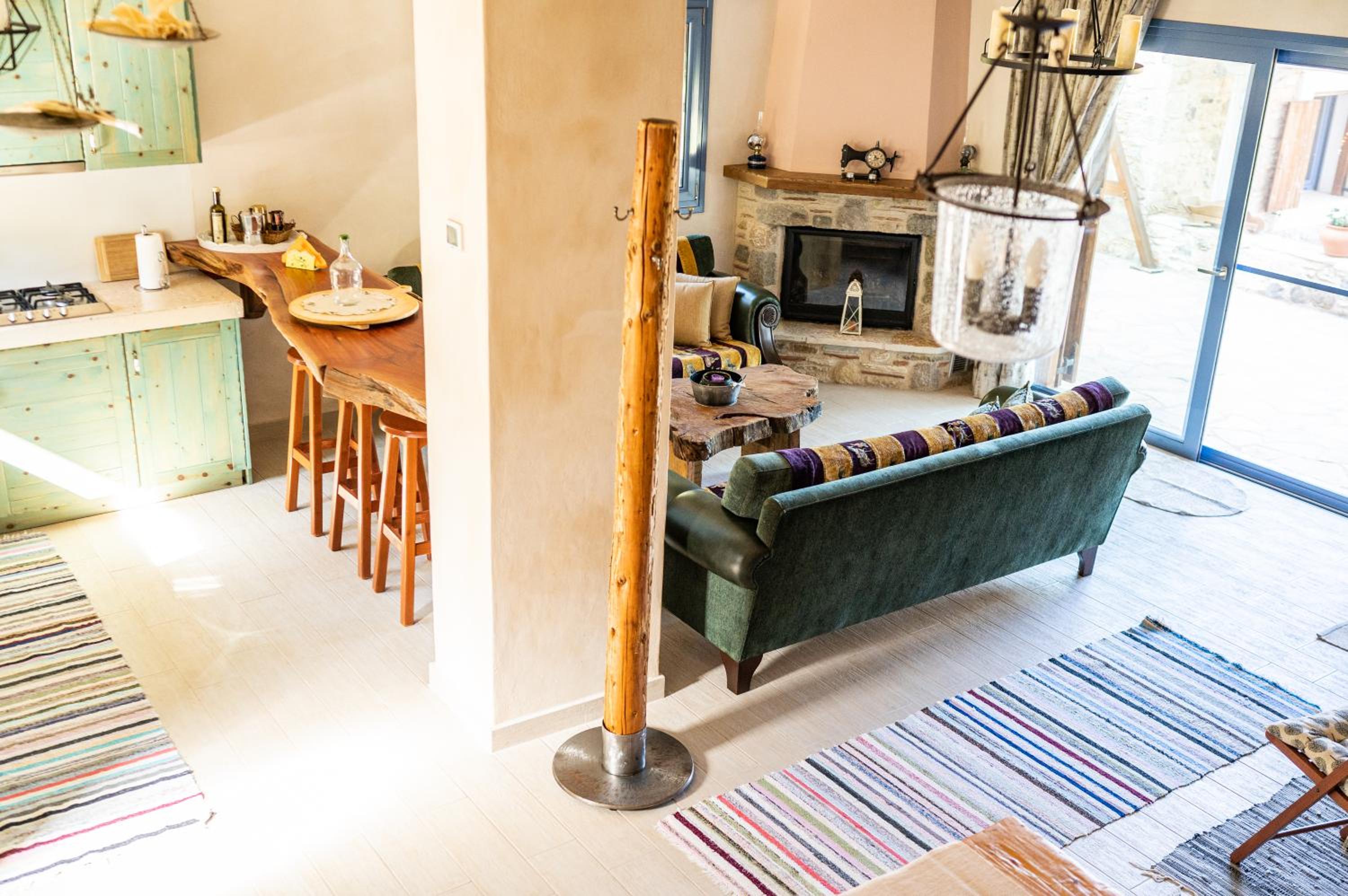 Chaihoutes stone villa into Olive farm in Zia