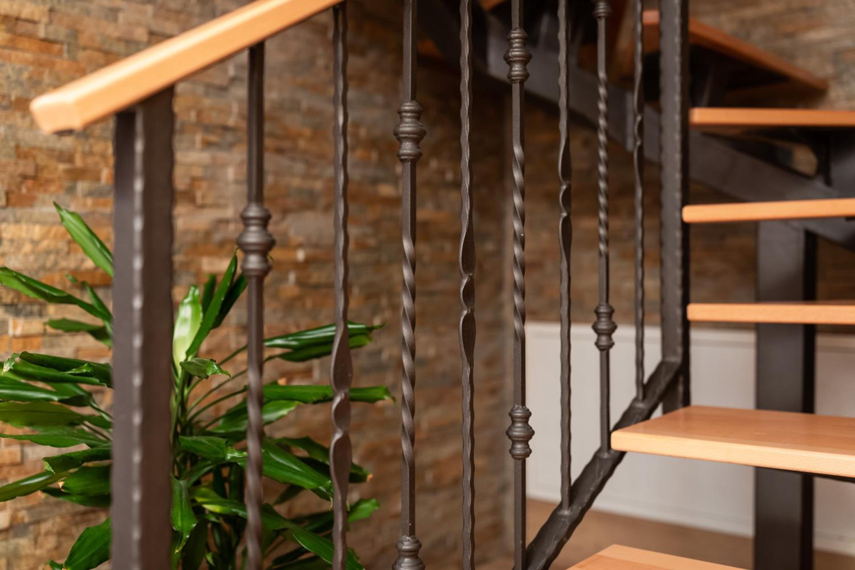Apartment Stone and Wood