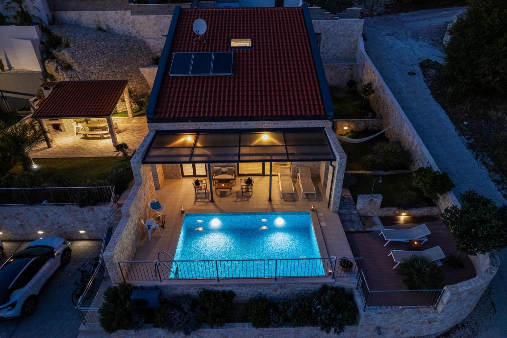 Villa Oslo - luxury place with sea views & heated pool, 300m far from sandy beach view 2