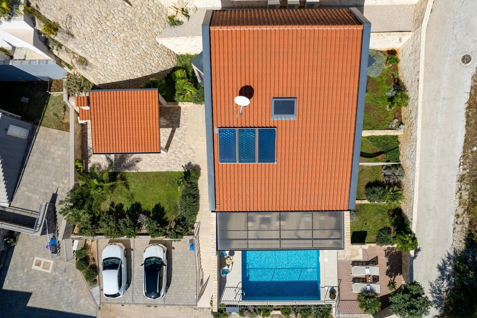 Villa Oslo - luxury place with sea views & heated pool, 300m far from sandy beach view 3