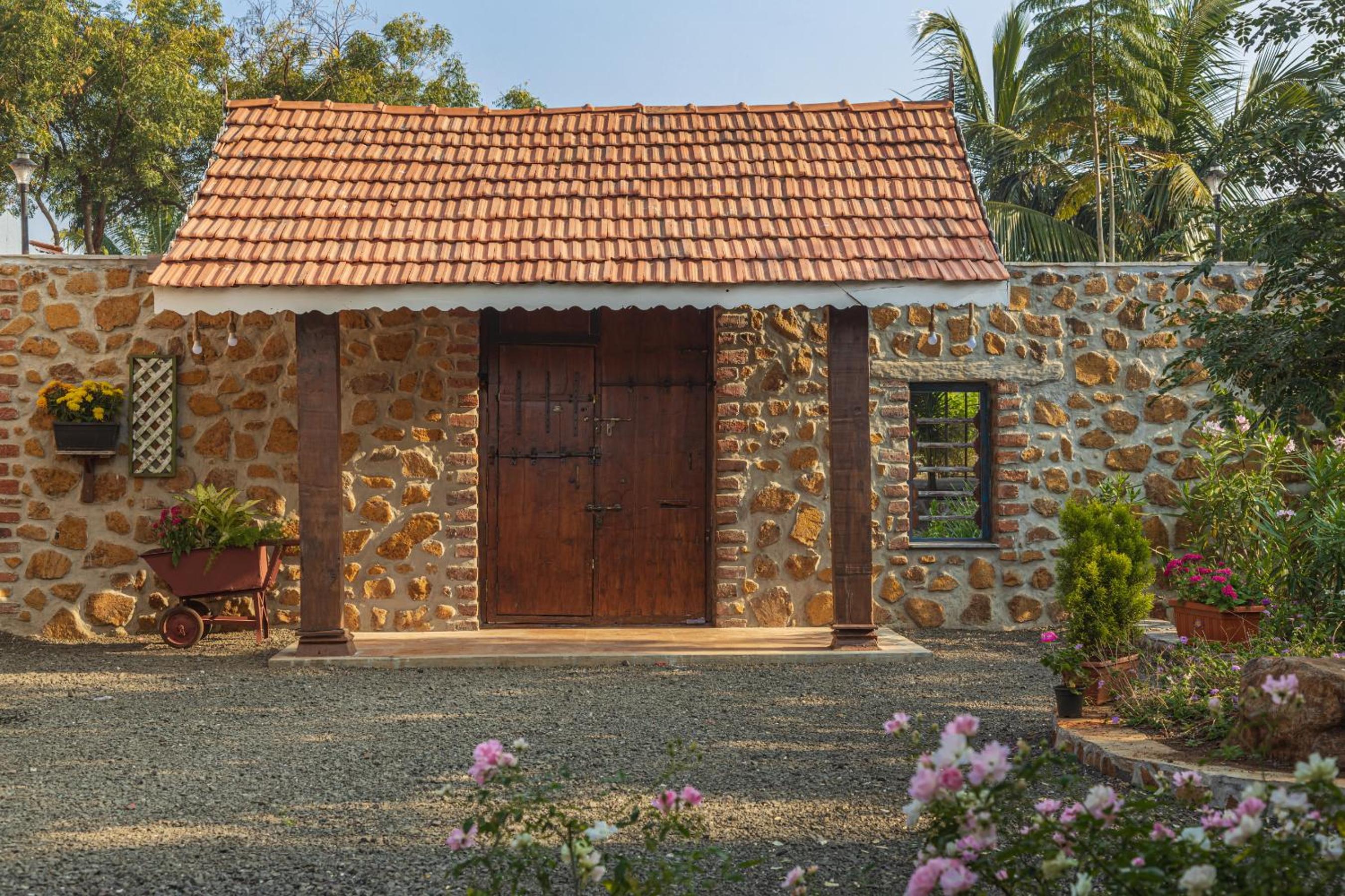 SaffronStays Lake House Marigold - 4 individual cottages with plunge pools near Sula Vineyard, Nashik view 3