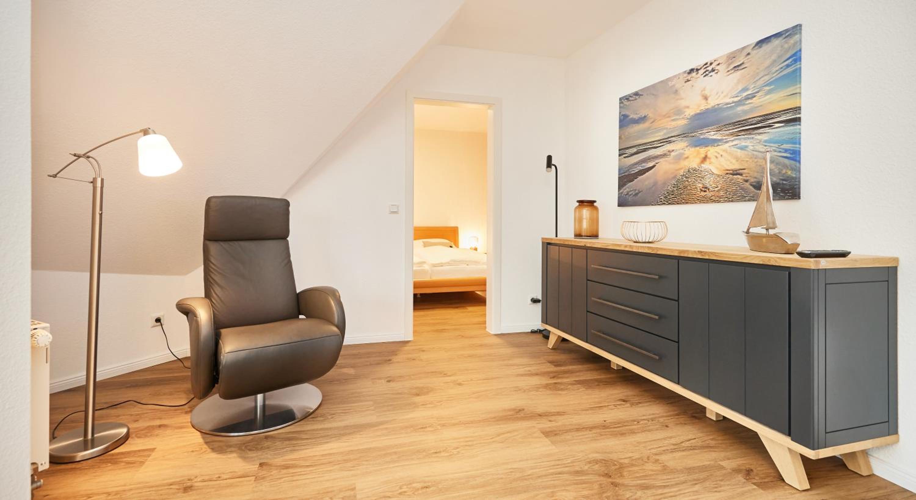 Ferienwohnung mit Meerblick Grimmershörnbucht view 4