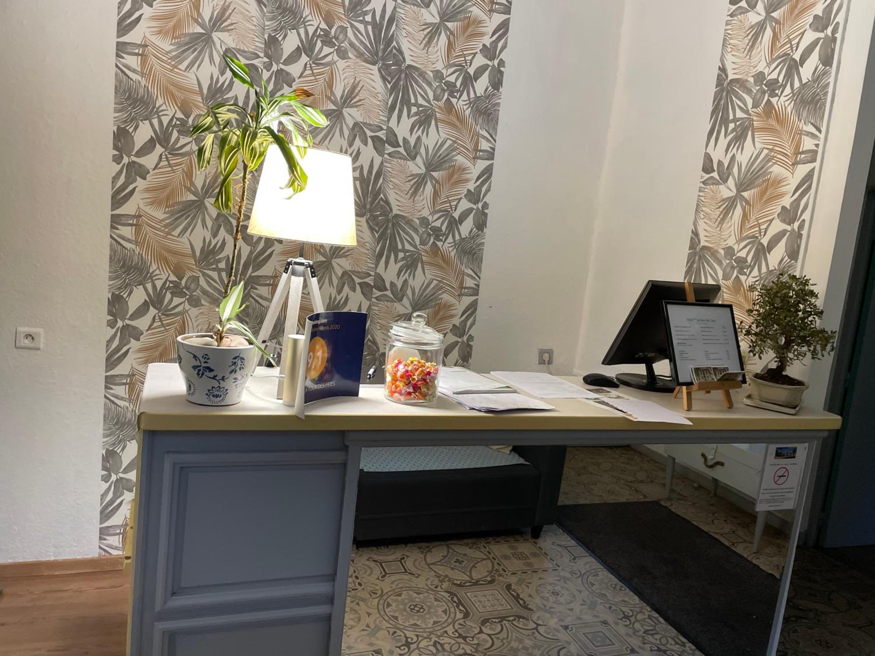 hotel reception