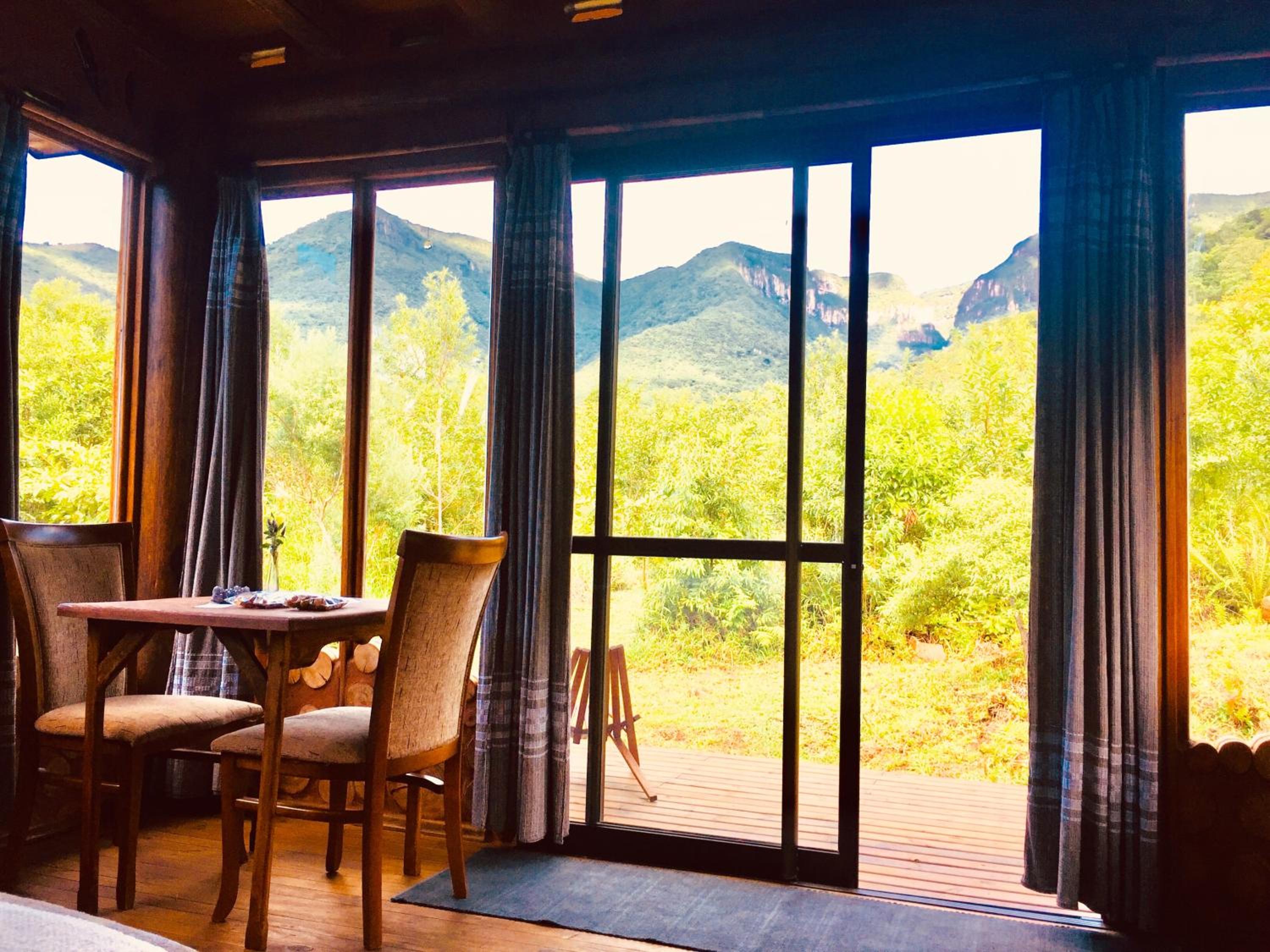 Cabana com vista para o canyon