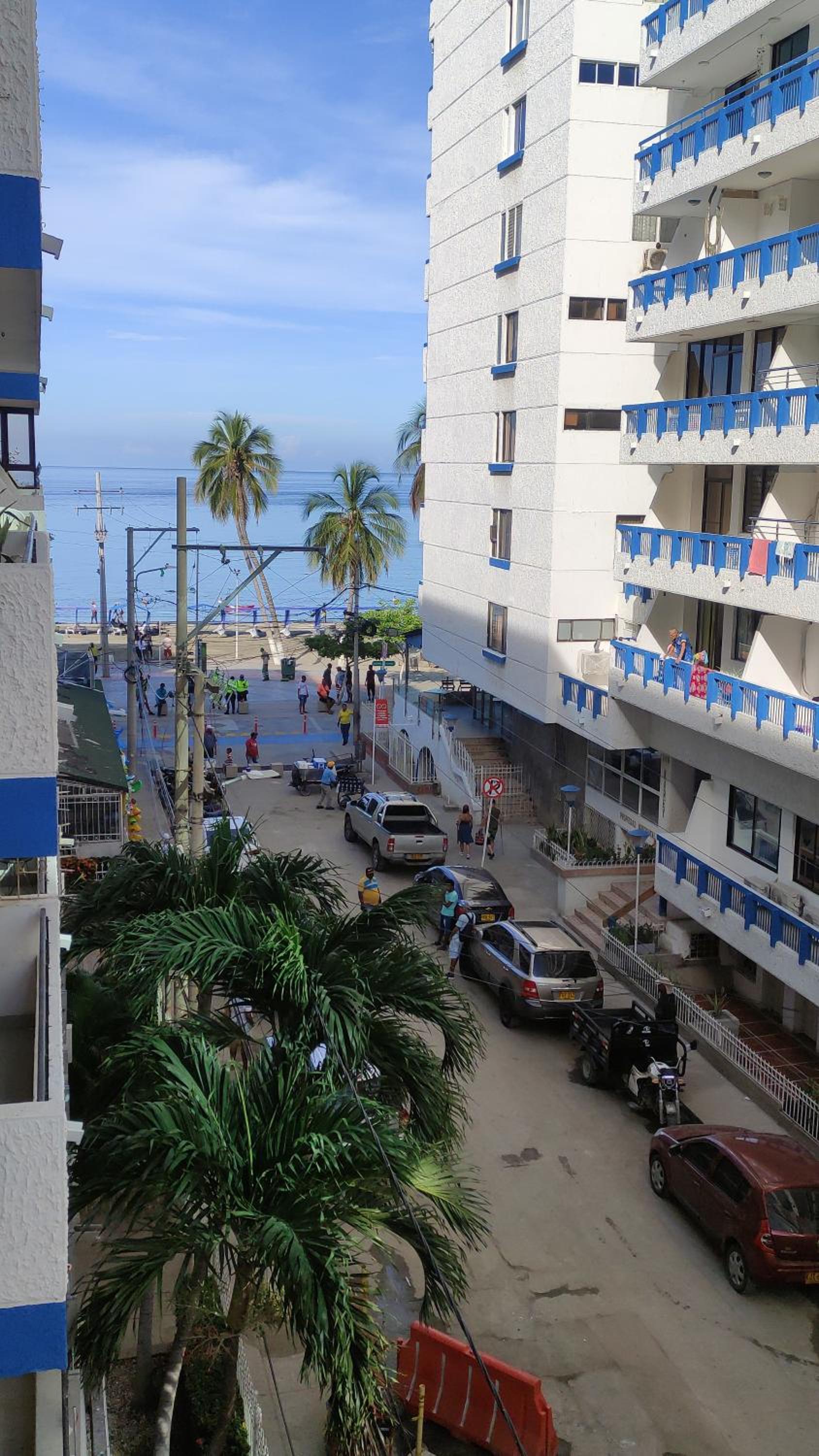 Apartamento con vista al mar en el Rodadero