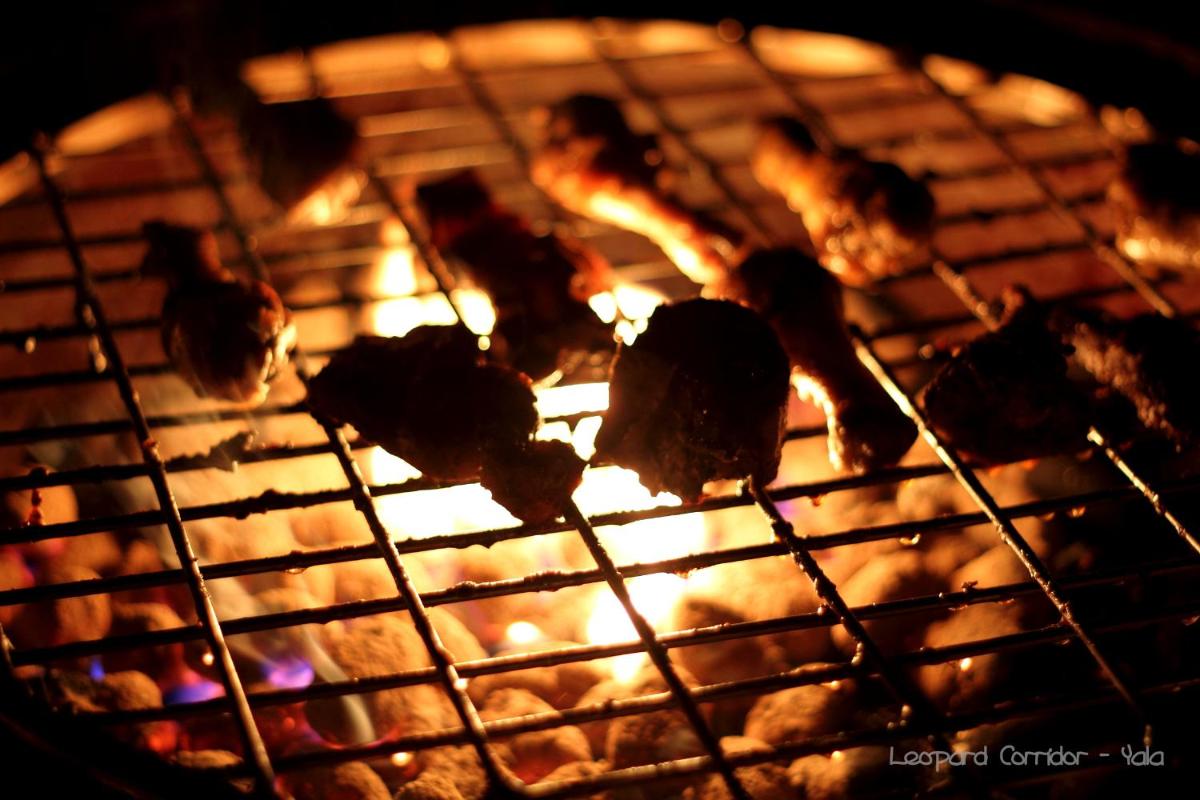 outdoor BBQ area