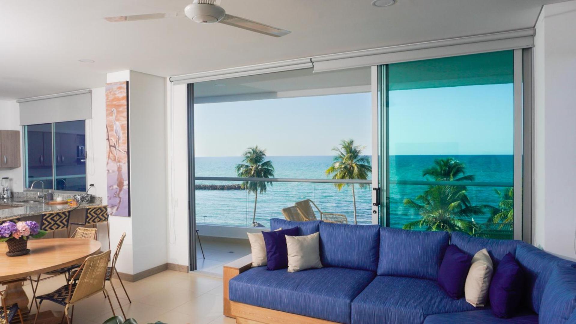 Magico Apartamento Frente al Mar 4 Habitaciones PAZ345