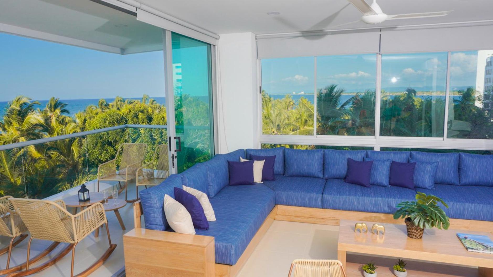 Magico Apartamento Frente al Mar 4 Habitaciones PAZ345
