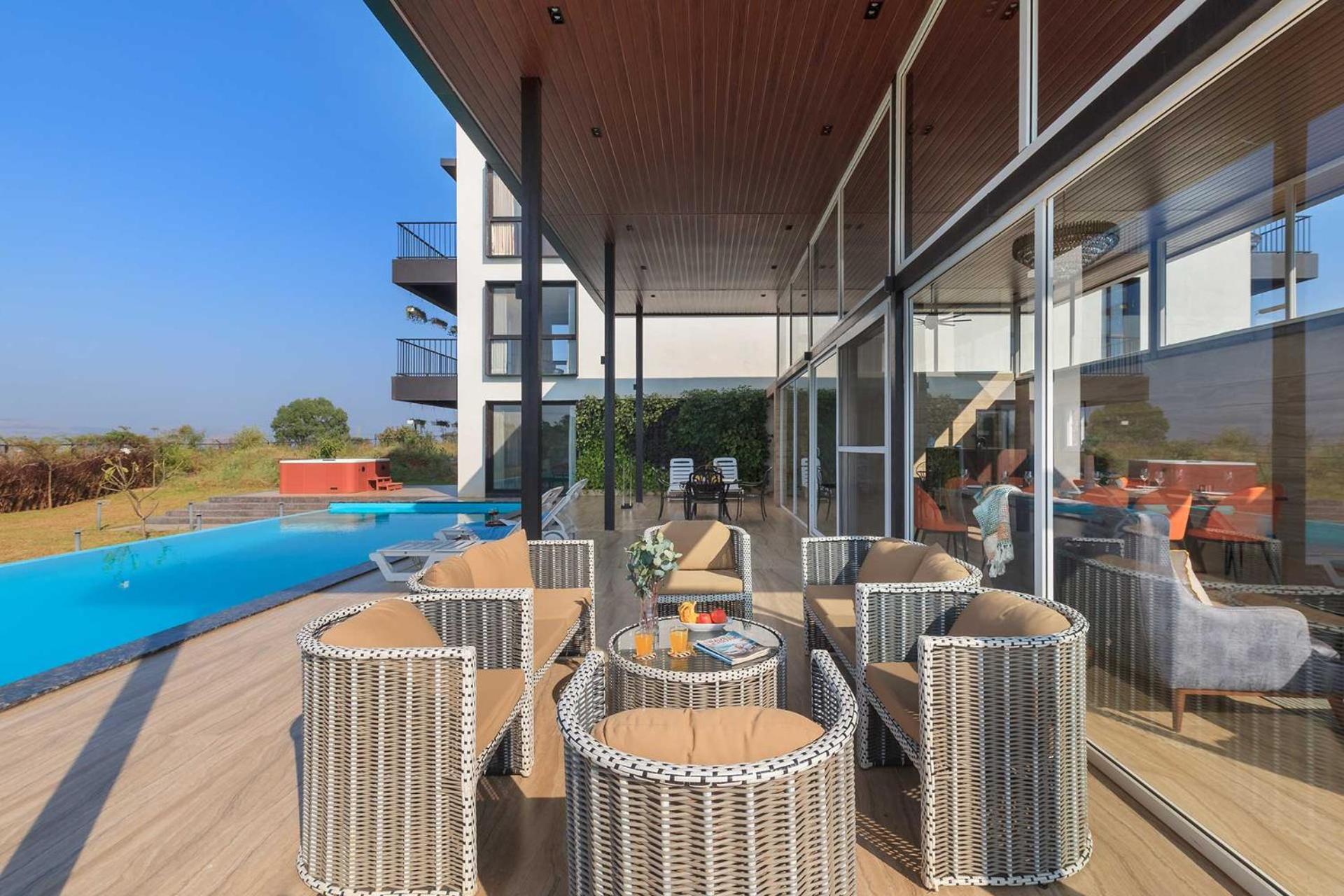 StayVista at La Mer - Pool, Lawn & BBQ view 2