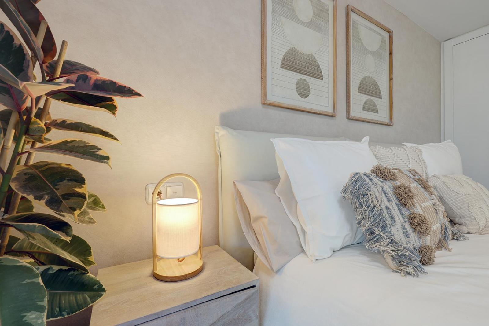 Bright Nordic style penthouse in beachside resort
