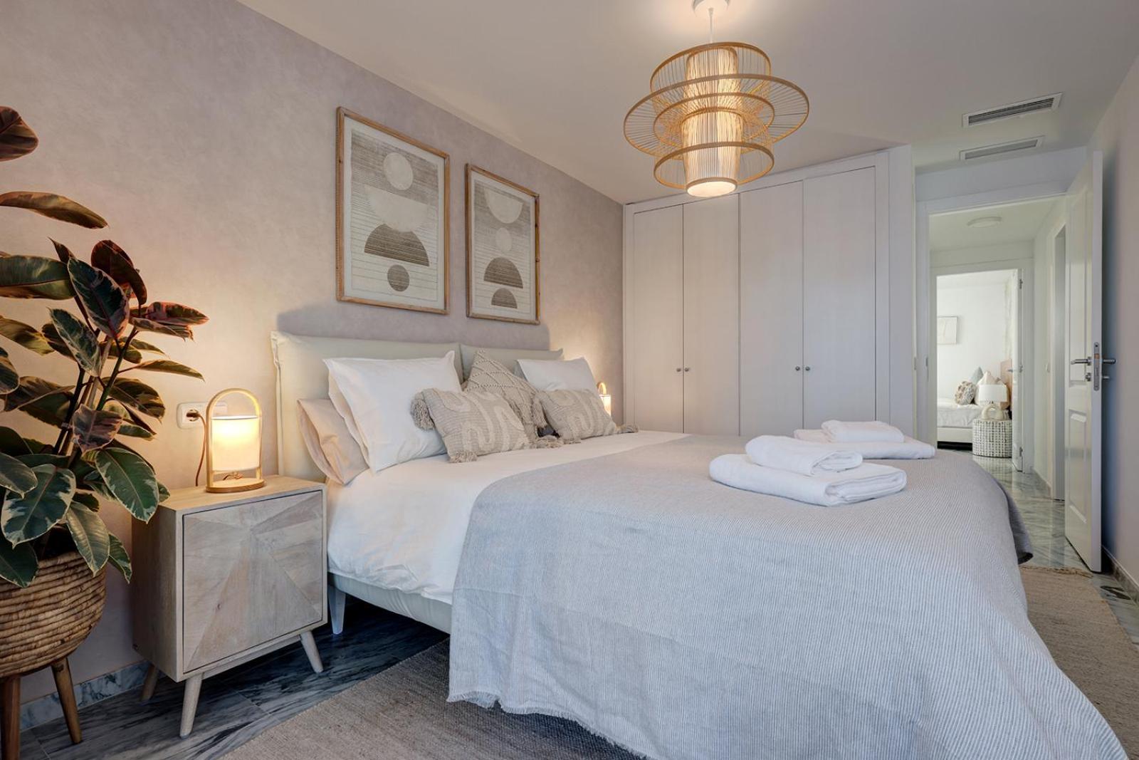 Bright Nordic style penthouse in beachside resort