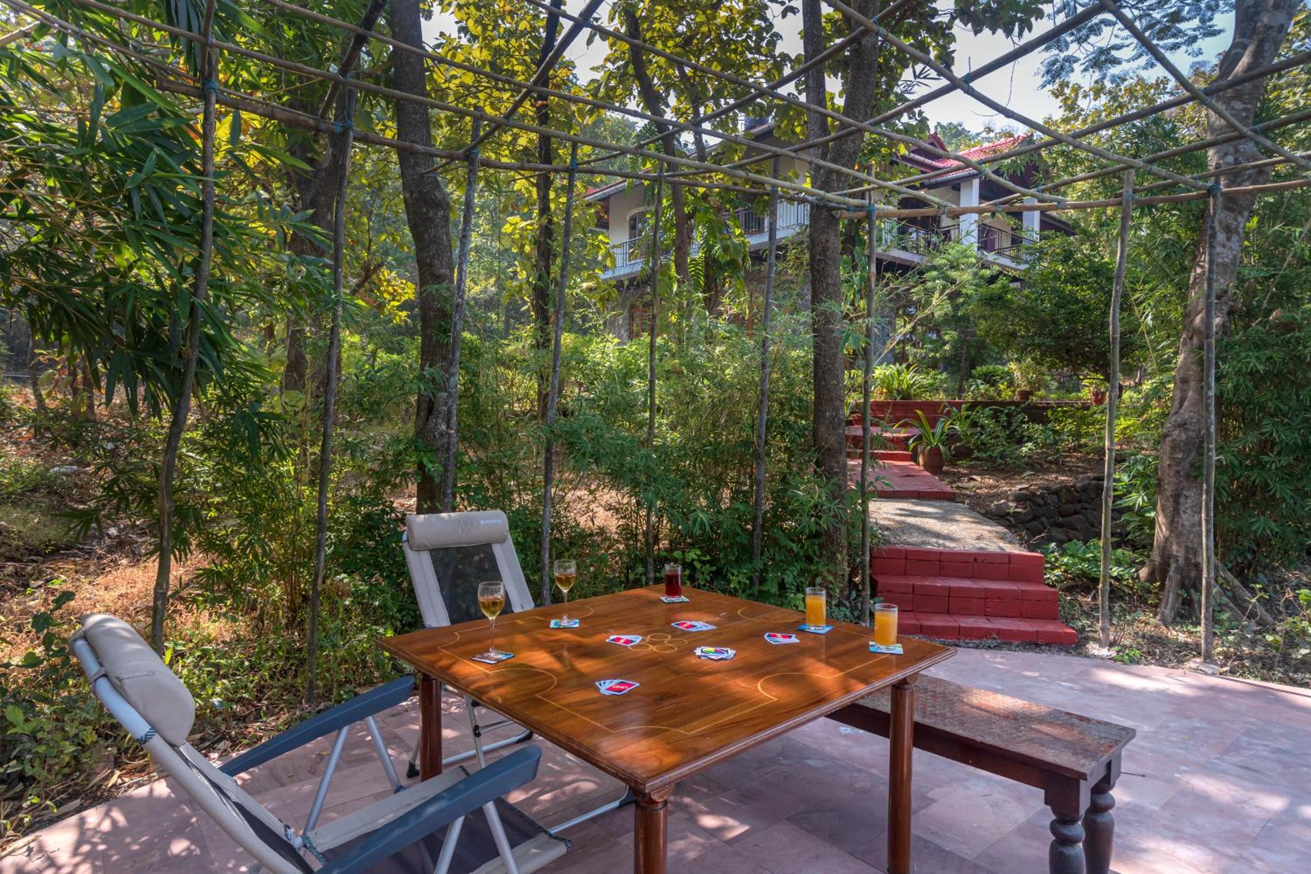 Saffronstays Alma Grove 3 BR Pet friendly with Pool & Nature View view 3