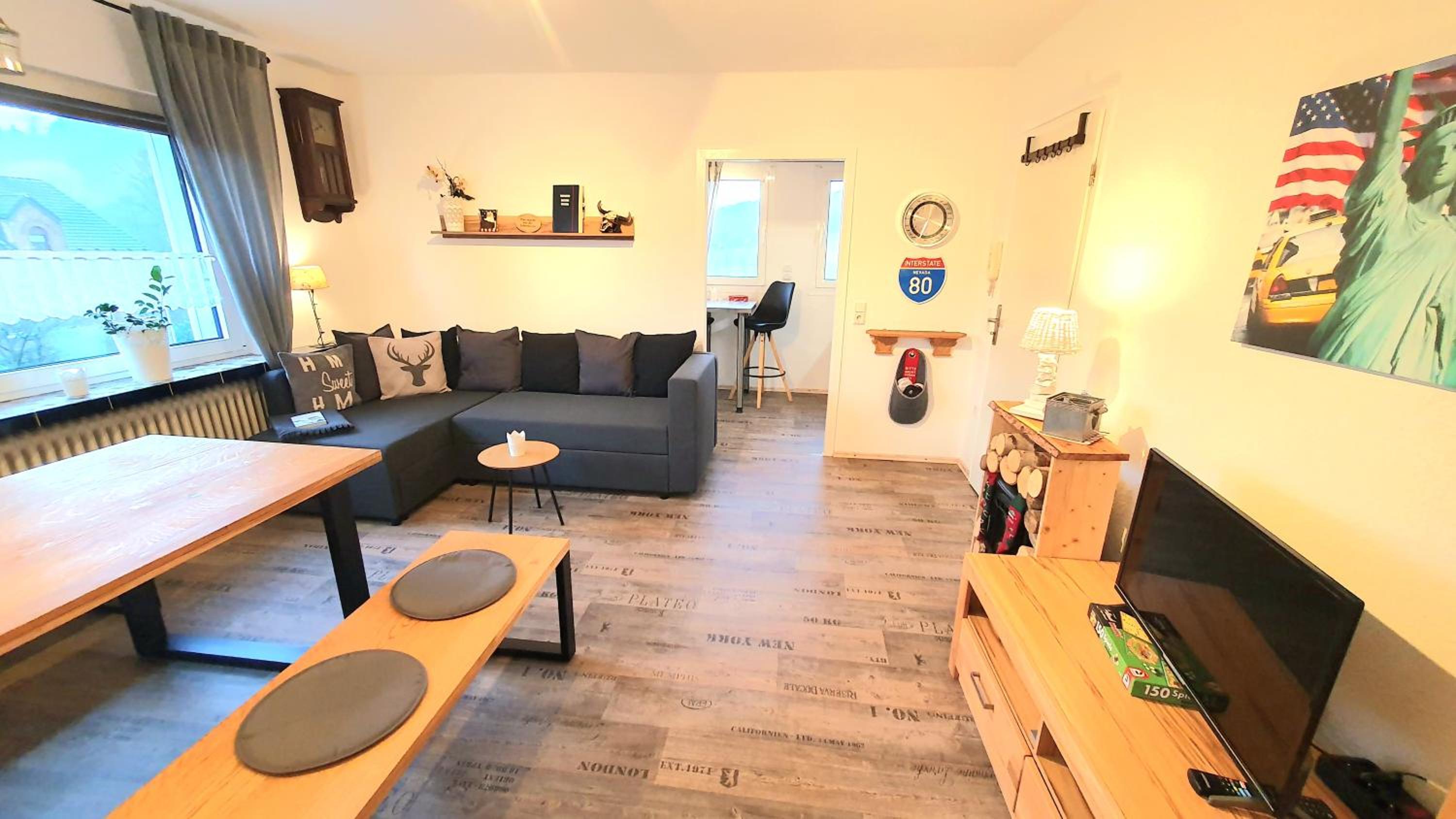 FRANKES LODGE Apartment mit Garten, 6 Einzelbetten, Parkplatz