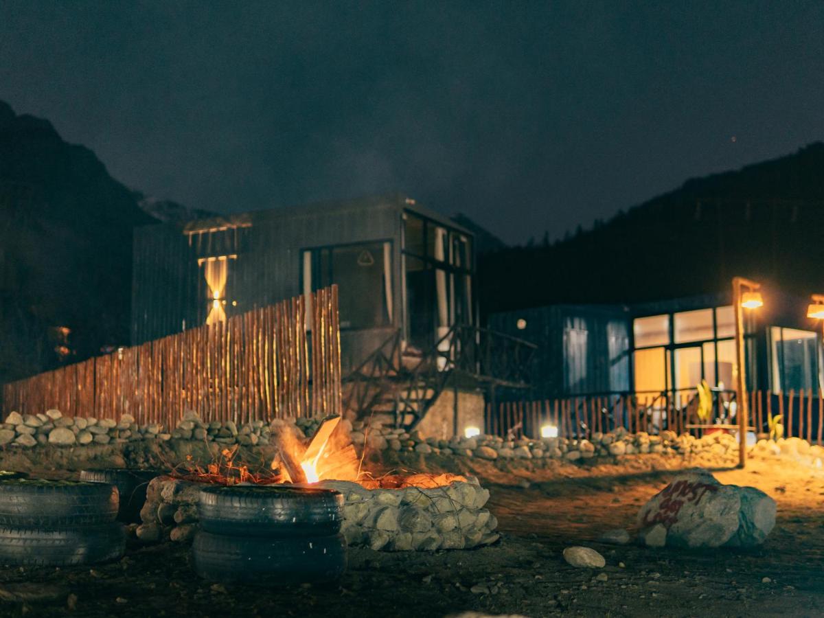 outdoor BBQ area