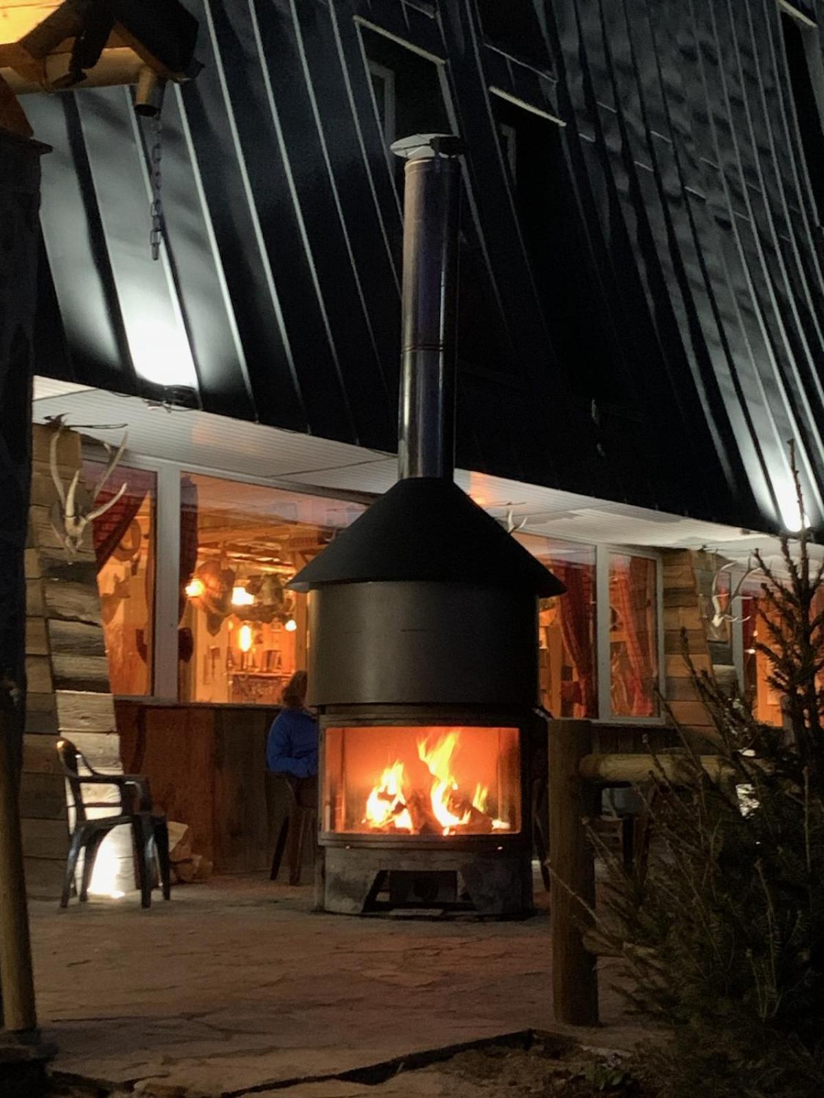 outdoor BBQ area