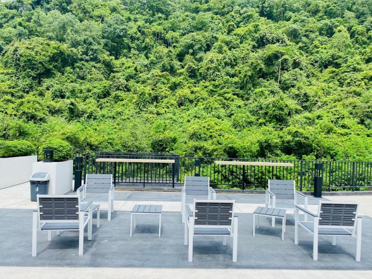 outdoor BBQ area