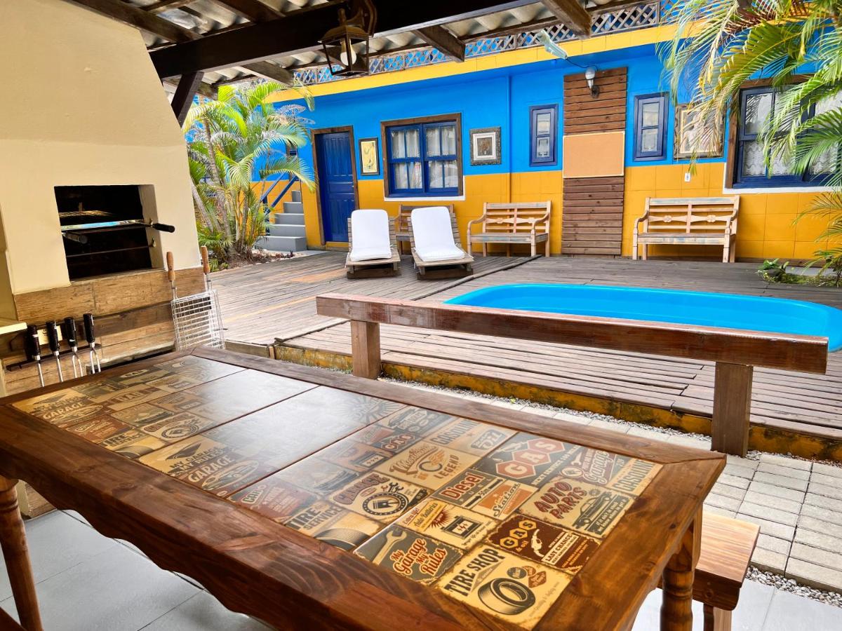 outdoor BBQ area