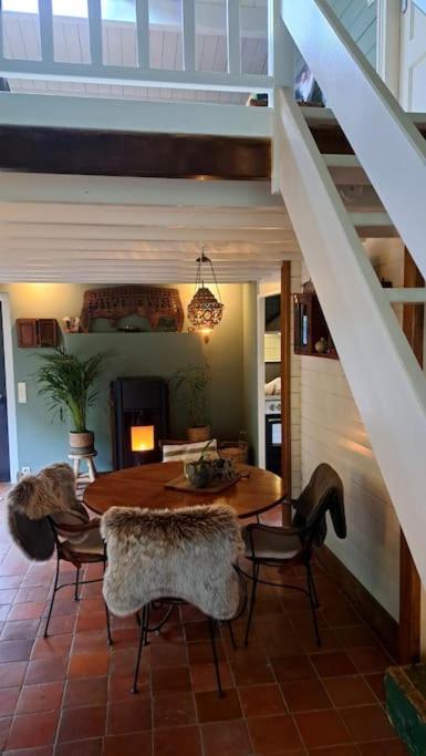 comfortable chalet in a unique location in forest