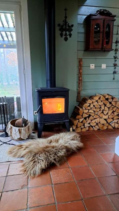 comfortable chalet in a unique location in forest