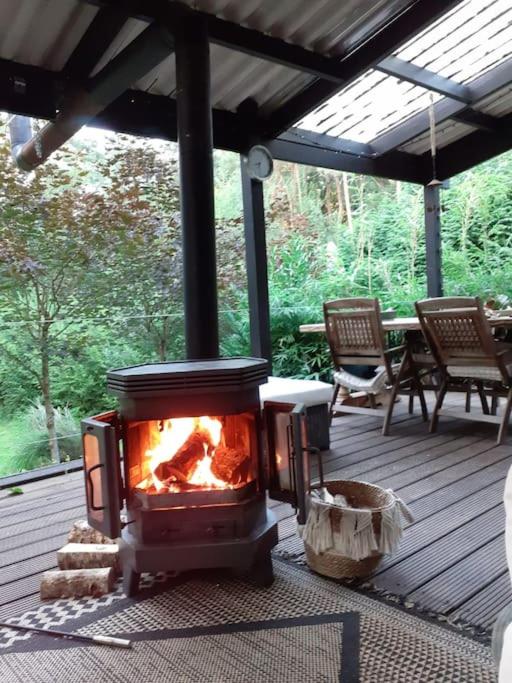 comfortable chalet in a unique location in forest