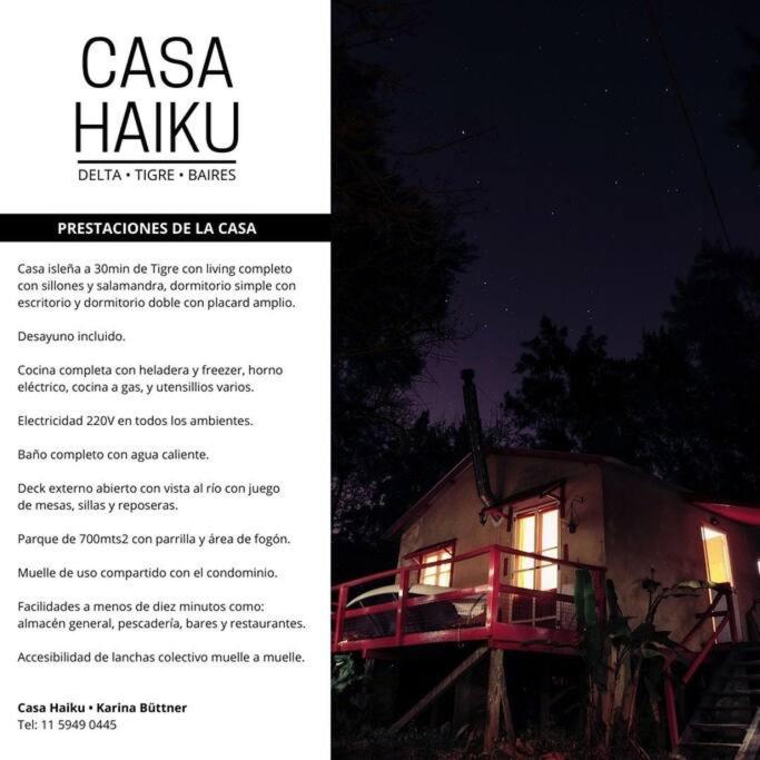 Casa Haiku - Delta Tigre.