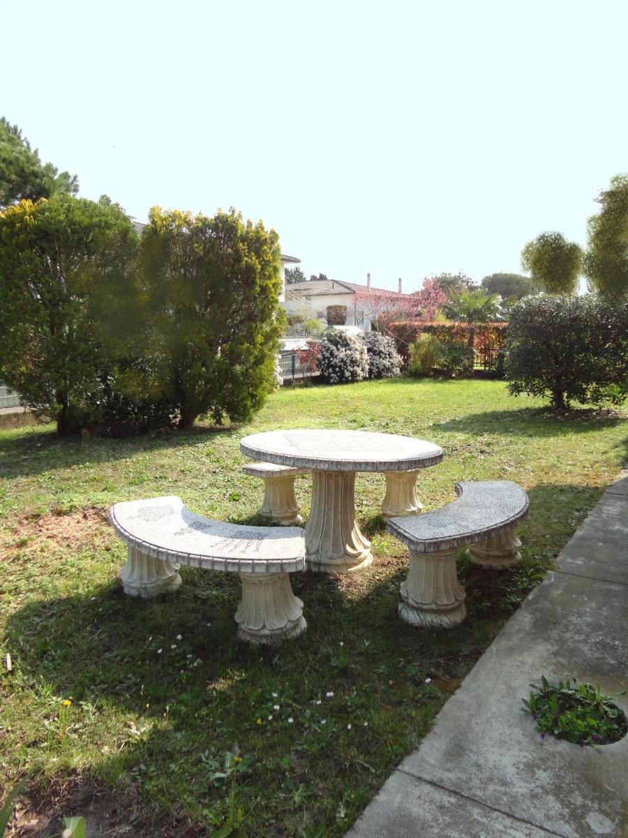 Seaside villa surrounded by a garden