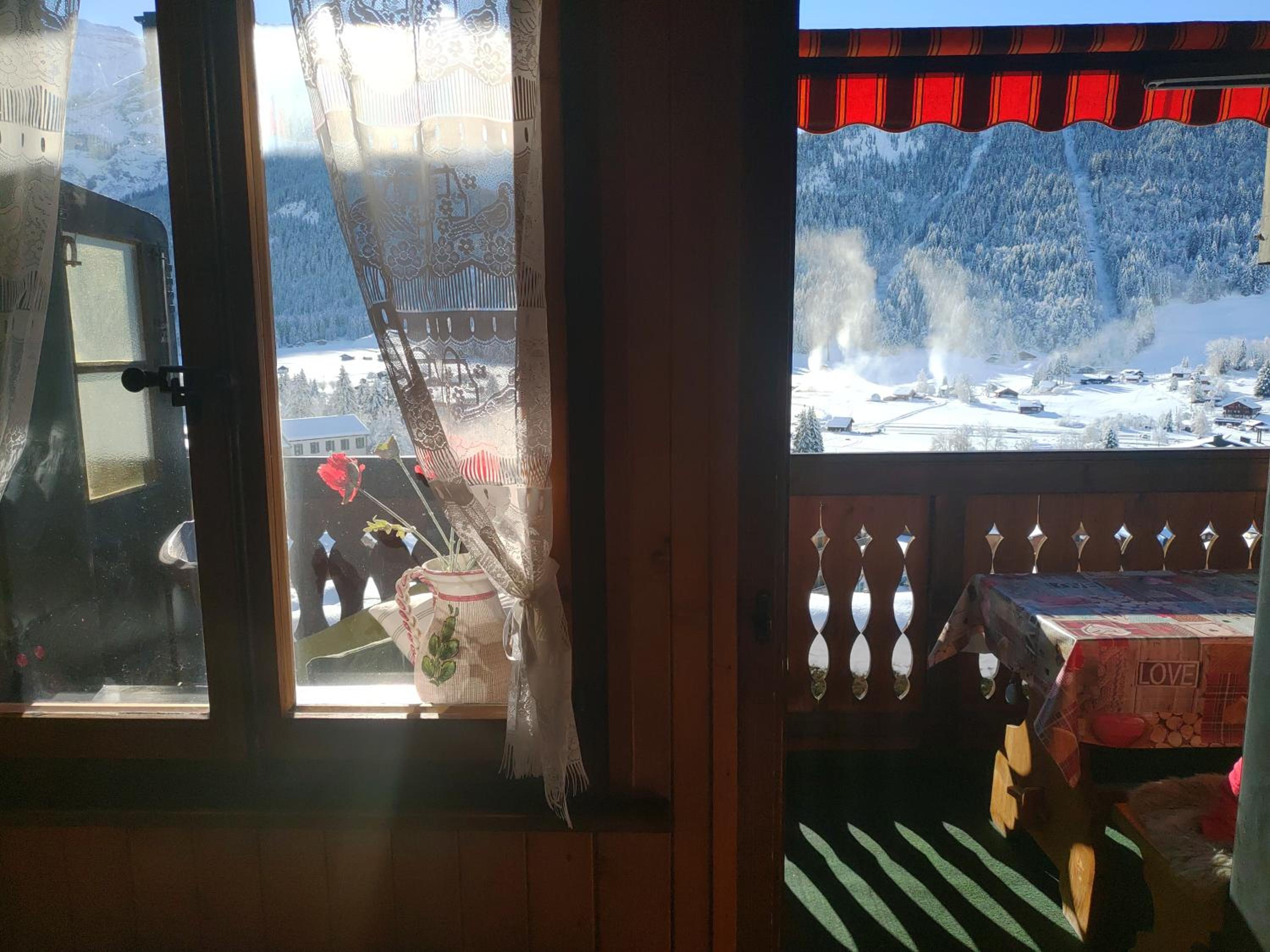 Studio avec vue splendide sur les Diablerets
