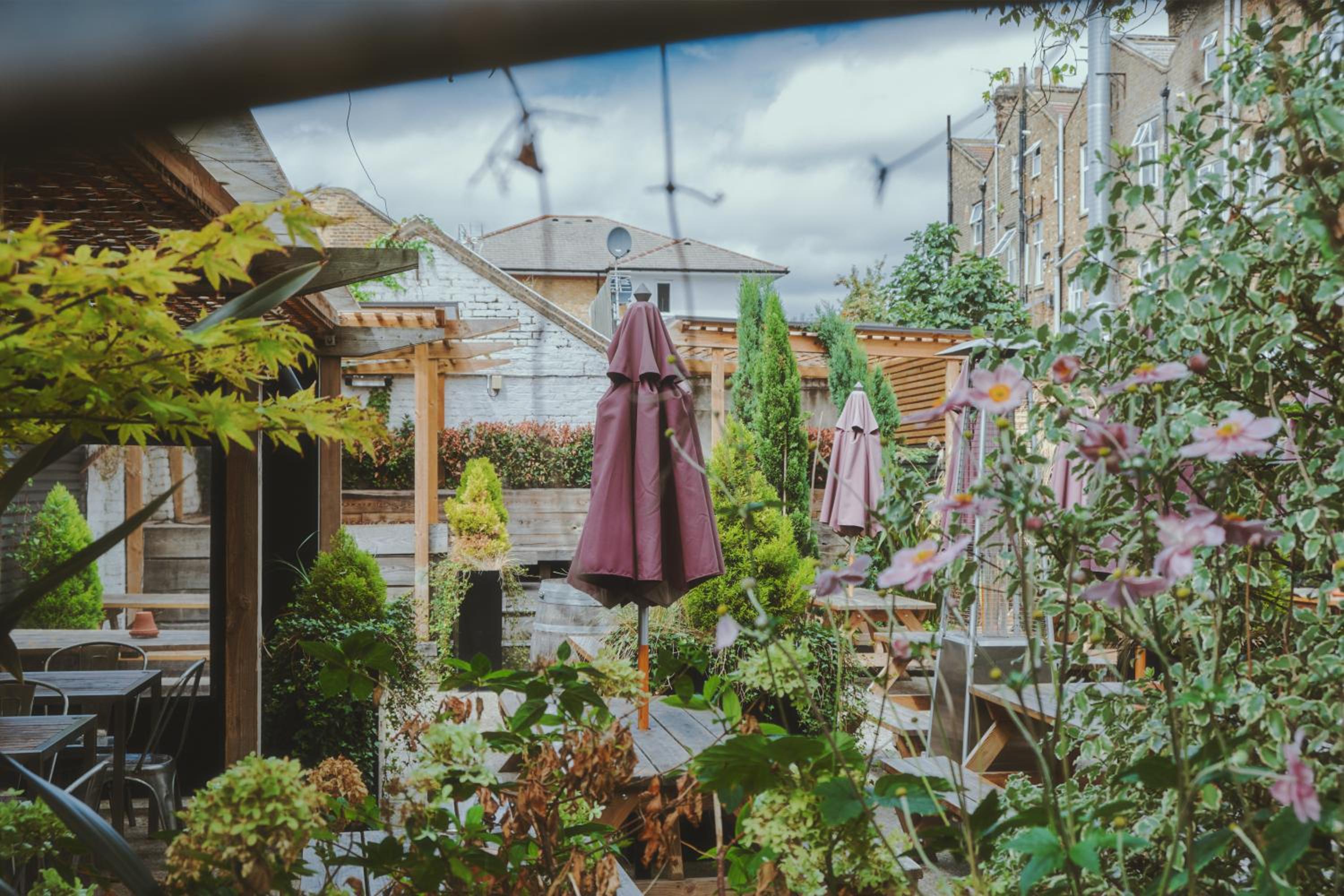 outdoor bbq area