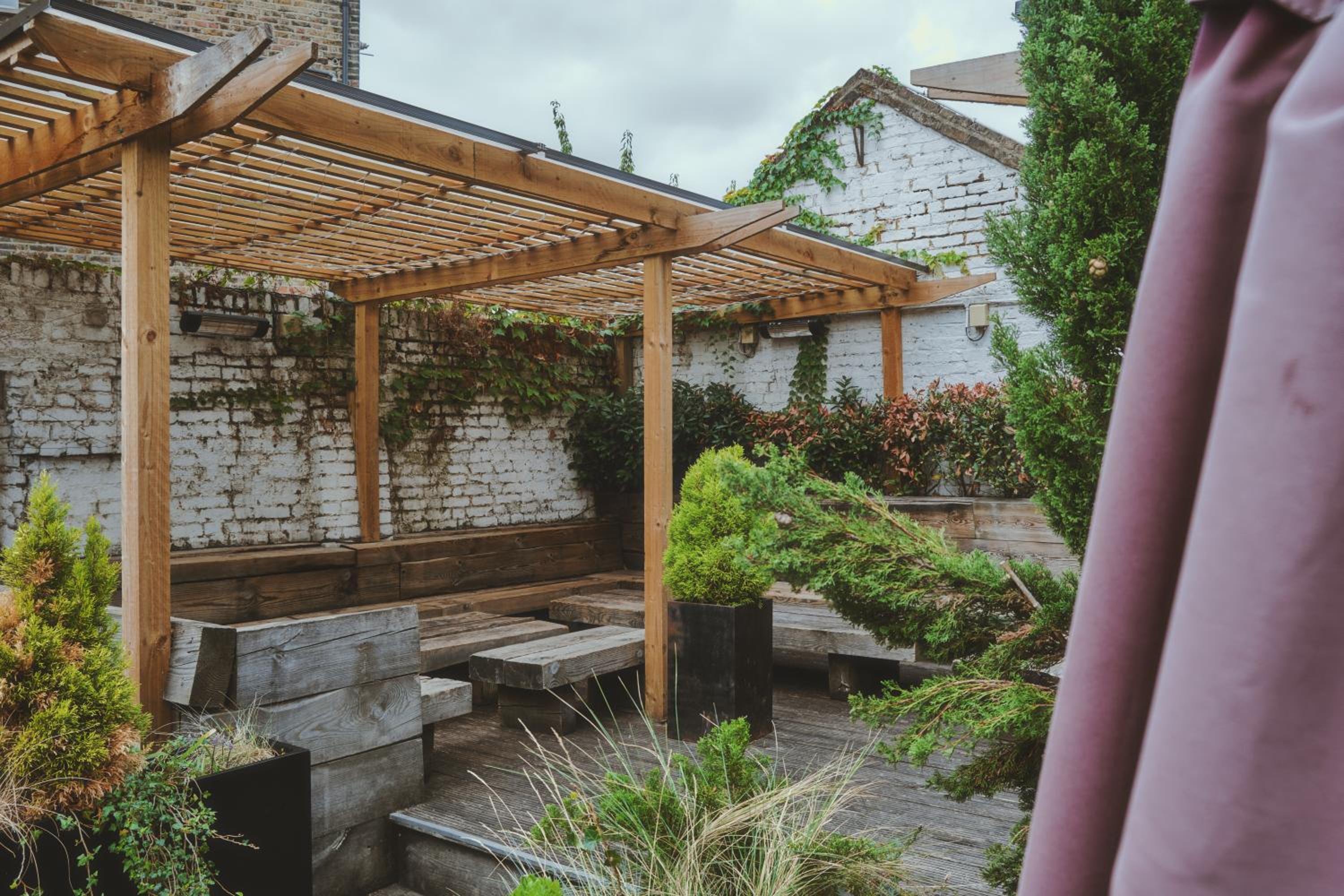 outdoor bbq area