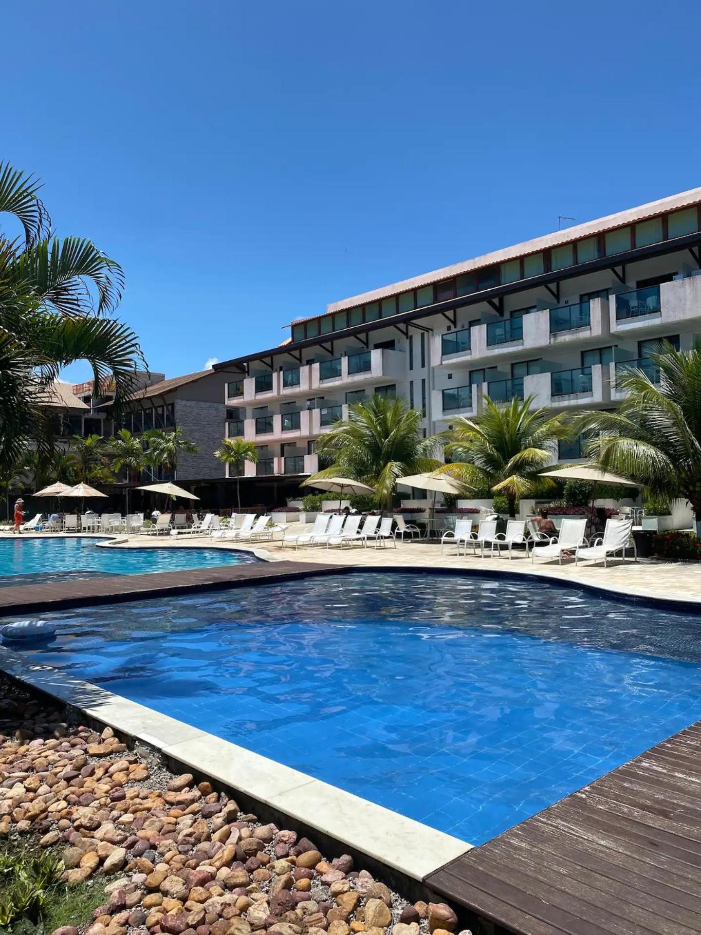 Laguna Beach Flat 101 Porto de Galinhas - Flat térreo com saída para piscina