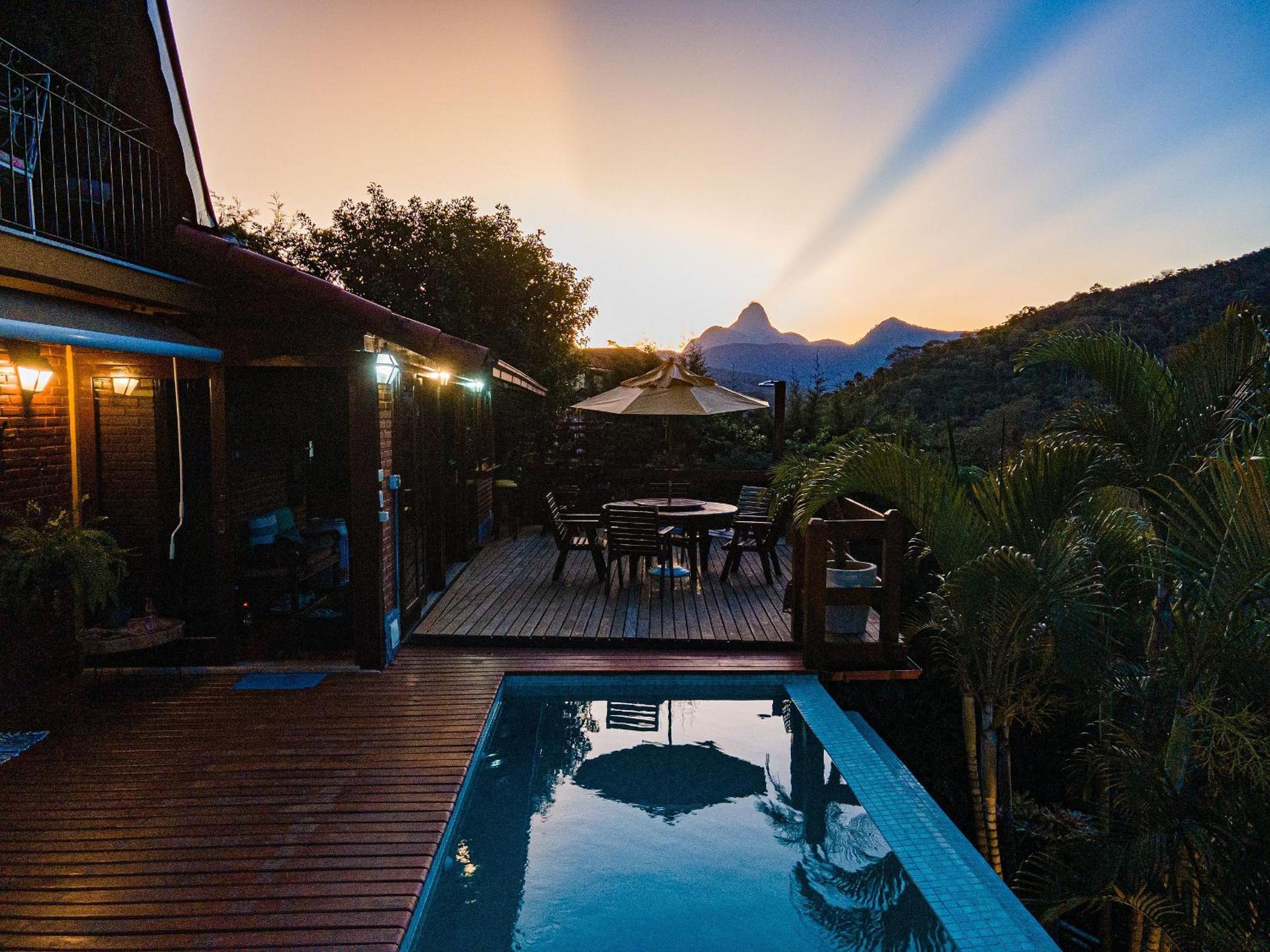 Casa Serrana, piscina aquecida, A/C quente-frio