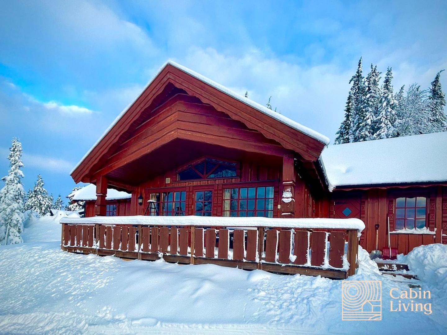 Large Cottage 2 Baths and Sauna in Sjusjøen view 4
