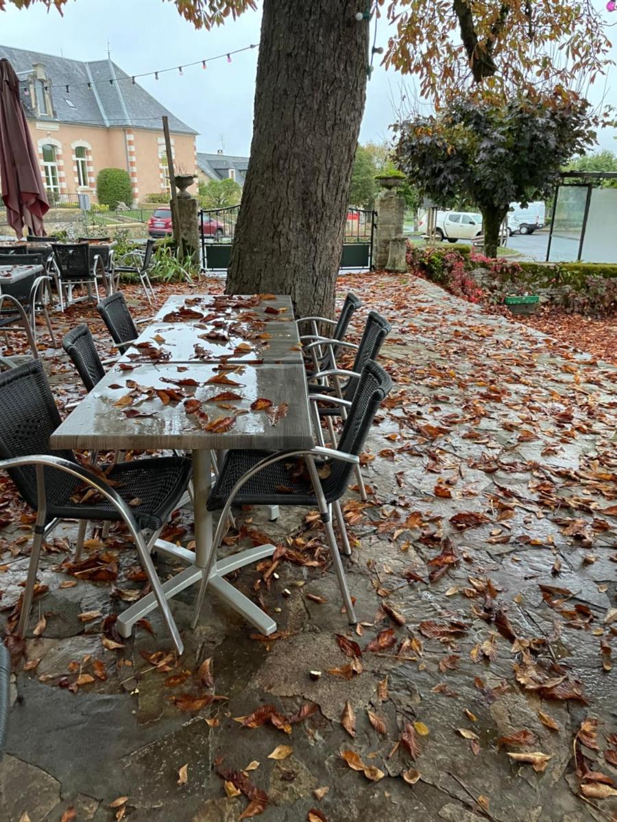 outdoor BBQ area