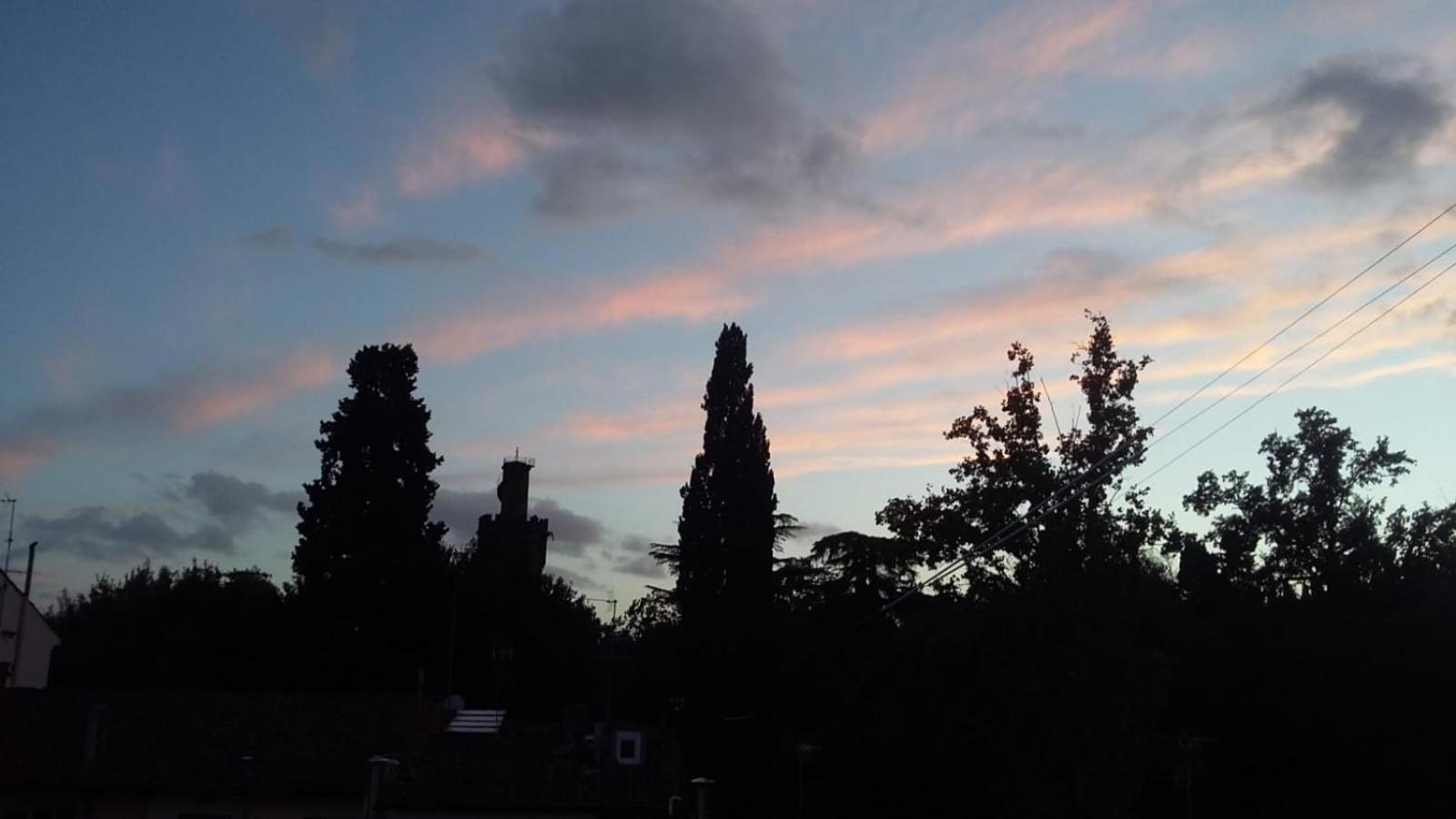 Vista su giardini storici in Oltrarno