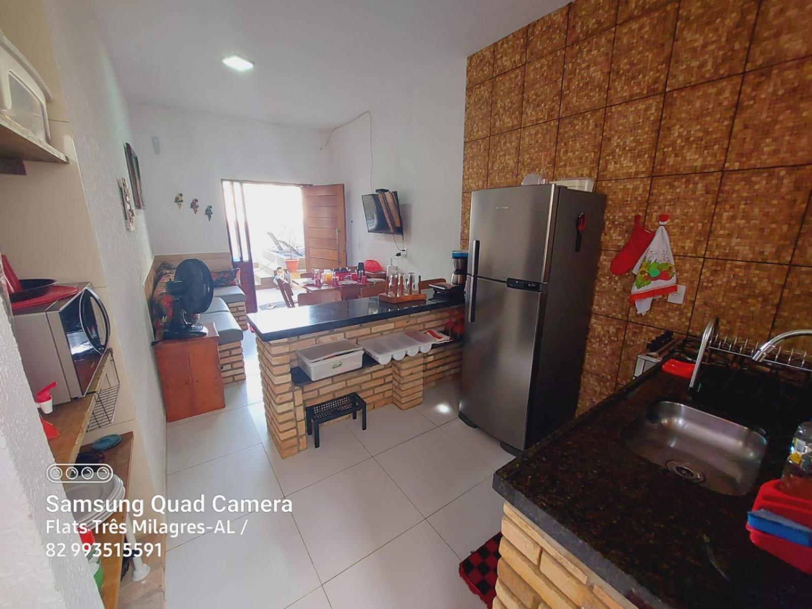 Flats-Pousada Três Milagres-Apartamentos completos em São Miguel dos Milagres-Centro-Primeiro conjunto antes da praia, 200m somente- com café opcional, bic