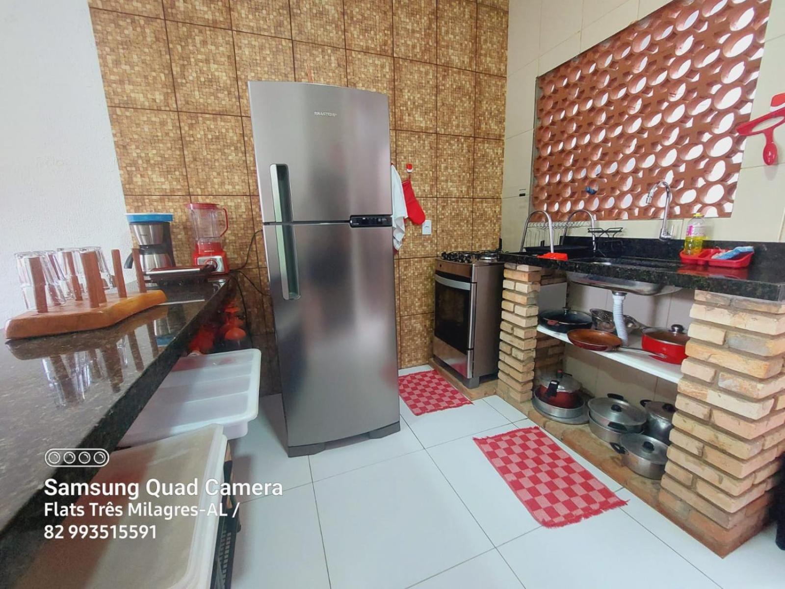 Flats-Pousada Três Milagres-Apartamentos completos em São Miguel dos Milagres-Centro-Primeiro conjunto antes da praia, 200m somente- com café opcional, bic