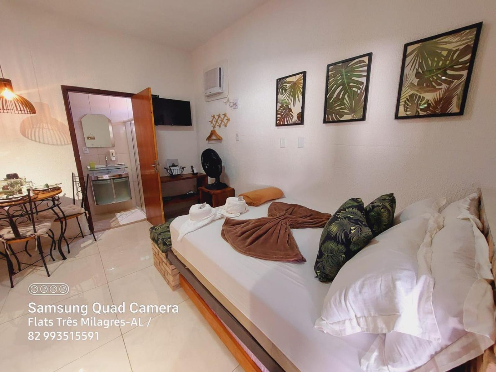 Flats-Pousada Três Milagres-Apartamentos completos em São Miguel dos Milagres-Centro-Primeiro conjunto antes da praia, 200m somente- com café opcional, bic