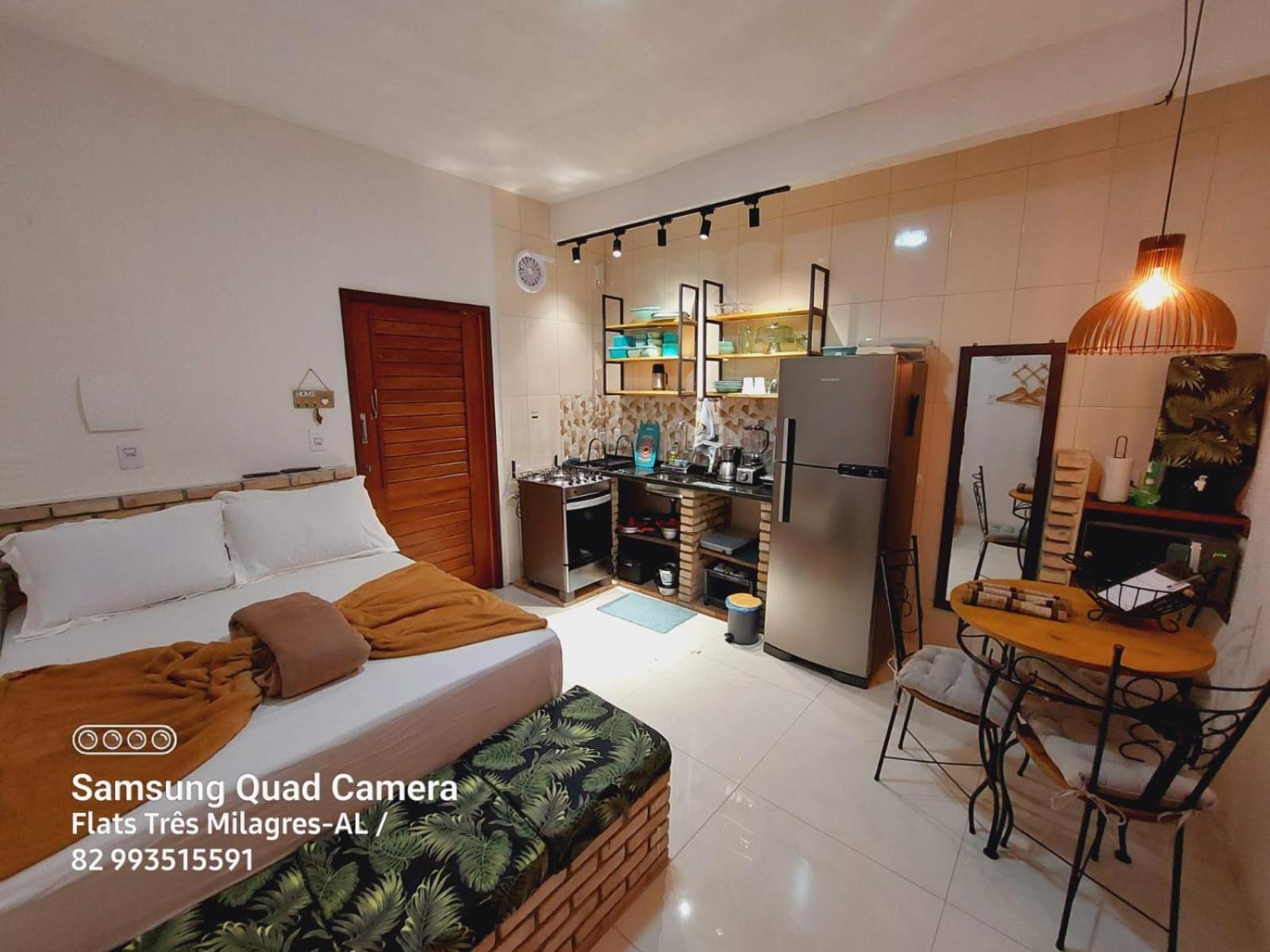 Flats-Pousada Três Milagres-Apartamentos completos em São Miguel dos Milagres-Centro-Primeiro conjunto antes da praia, 200m somente- com café opcional, bic