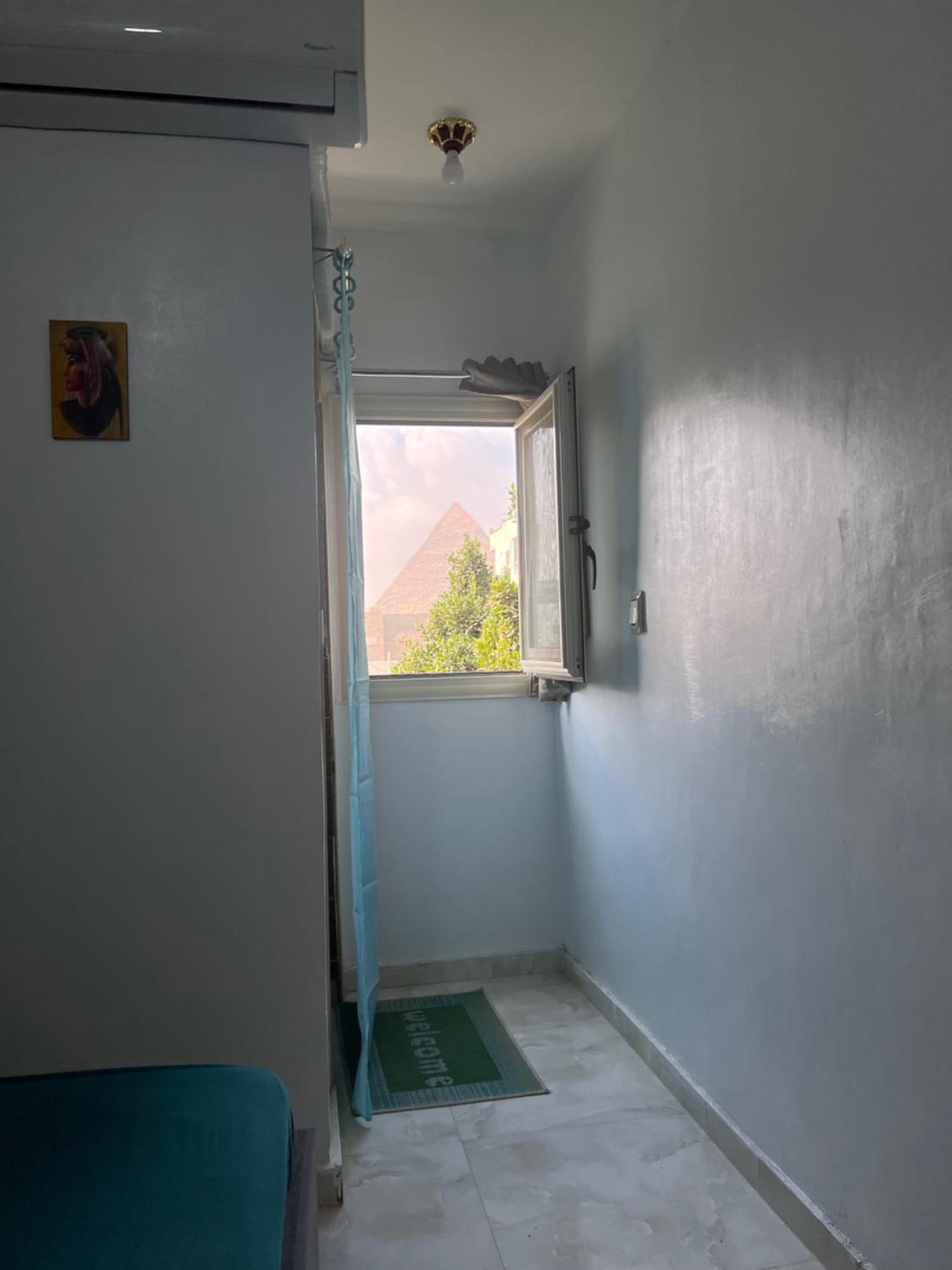 Giza pyramids view homestay