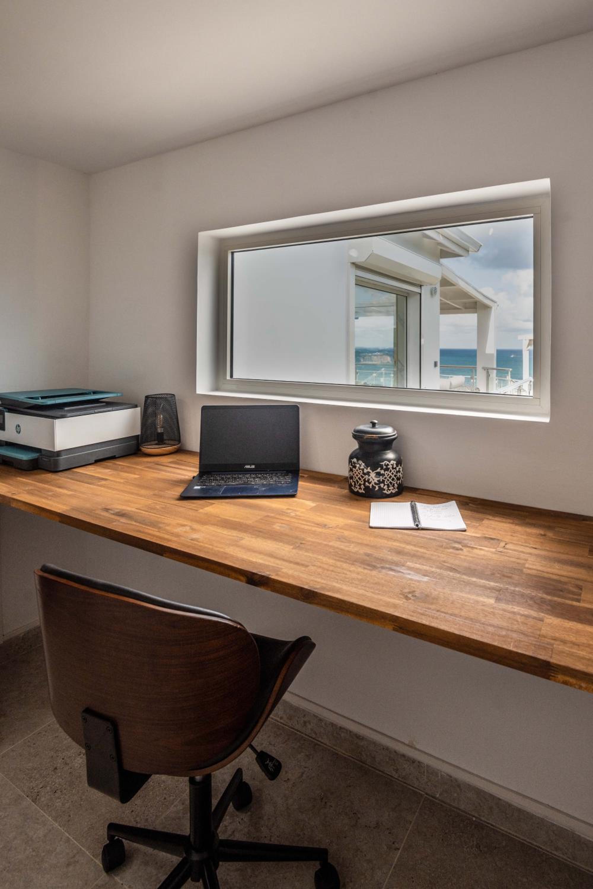 Infinity Blue Villa 180° ocean view -Beach access -Terres Basses