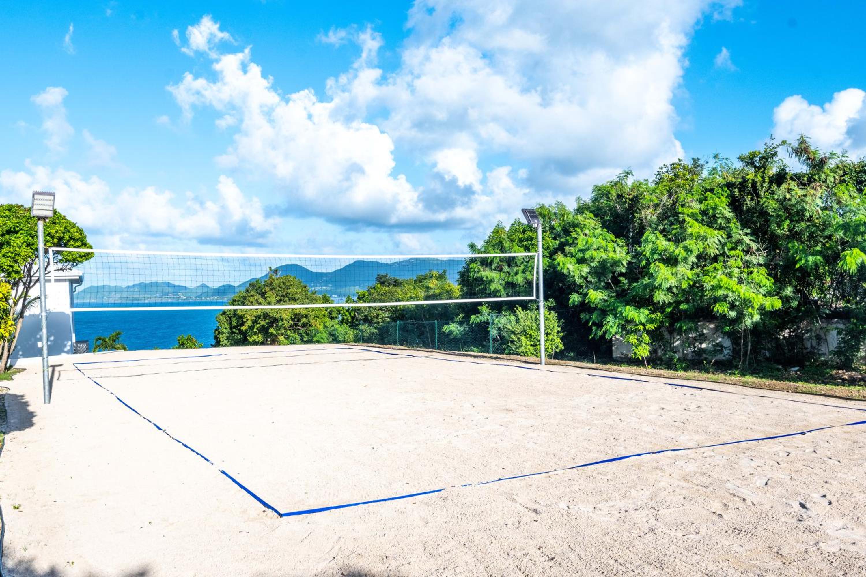 Infinity Blue Villa 180° ocean view -Beach access -Terres Basses