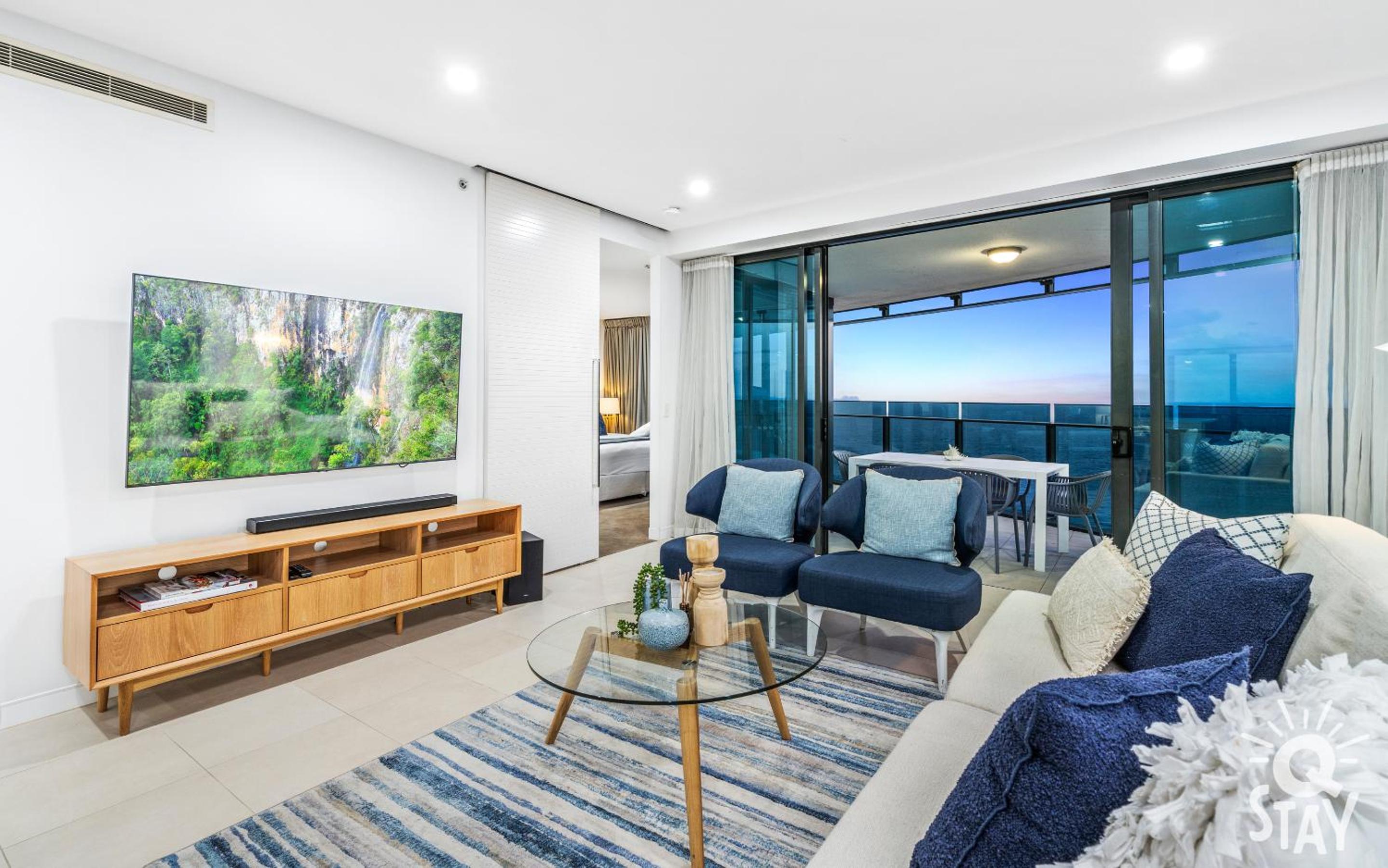 2 & 3 Bedroom OCEAN VIEW Apartments at Soul Surfers Paradise - Q Stay