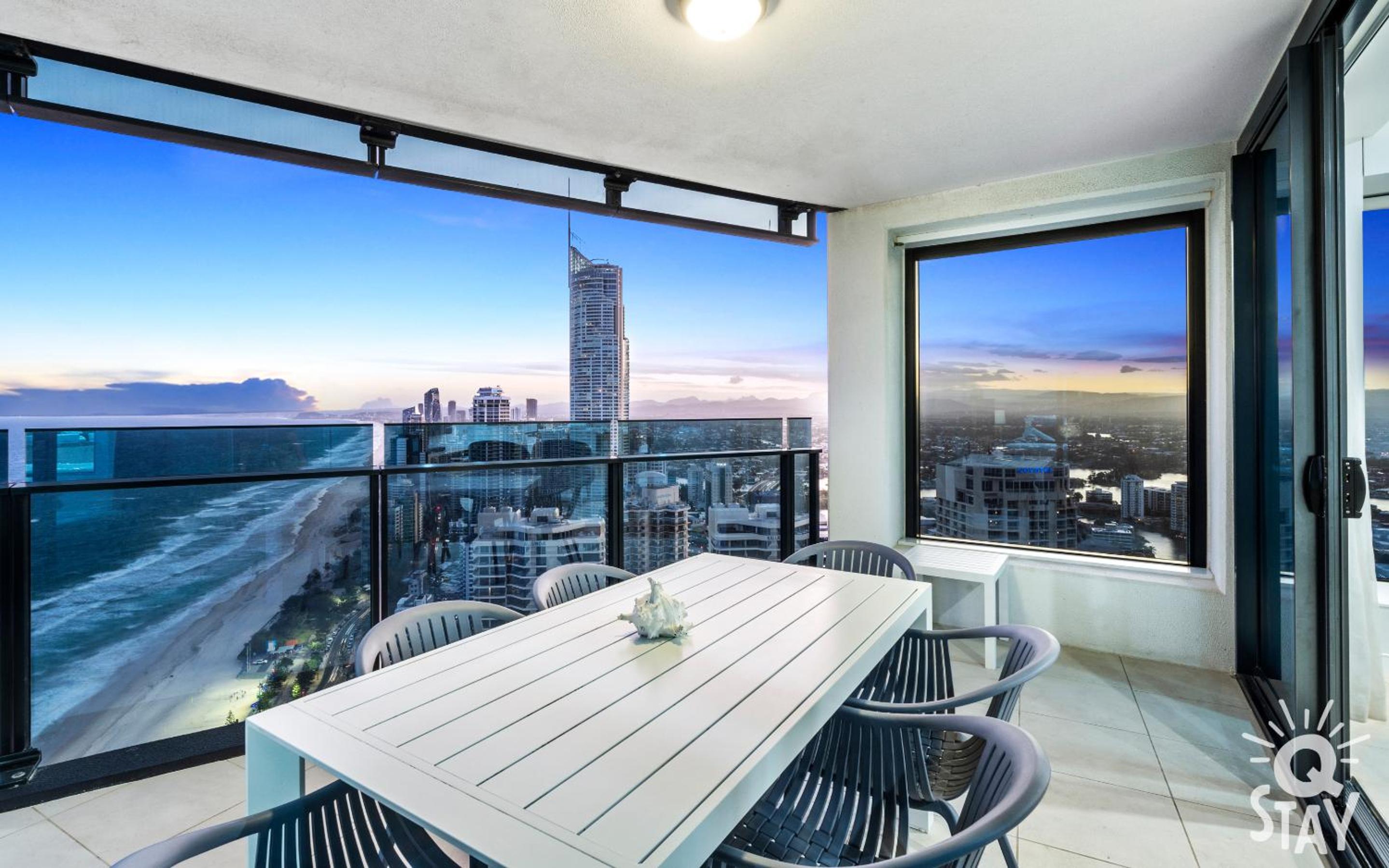 2 & 3 Bedroom OCEAN VIEW Apartments at Soul Surfers Paradise - Q Stay